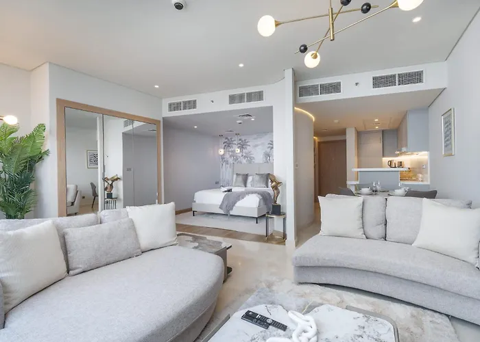 Stylish Studio Apartment With Impressive Decor And Furniture At Sky Garden!