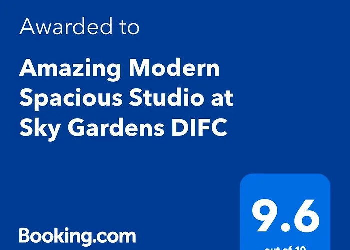 Amazing Modern Spacious Studio At Sky Gardens Difc