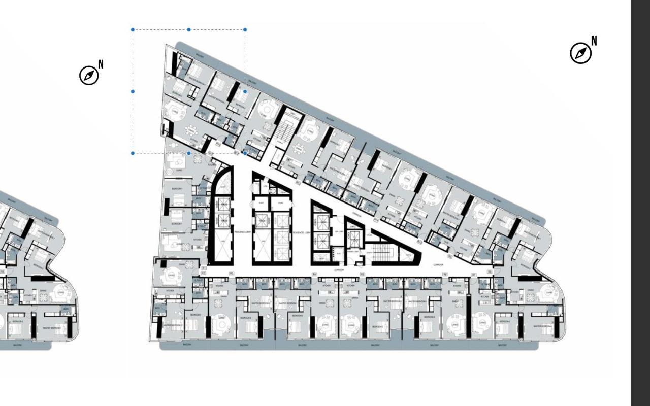 Apartment Paramount Midtown, Business Bay *