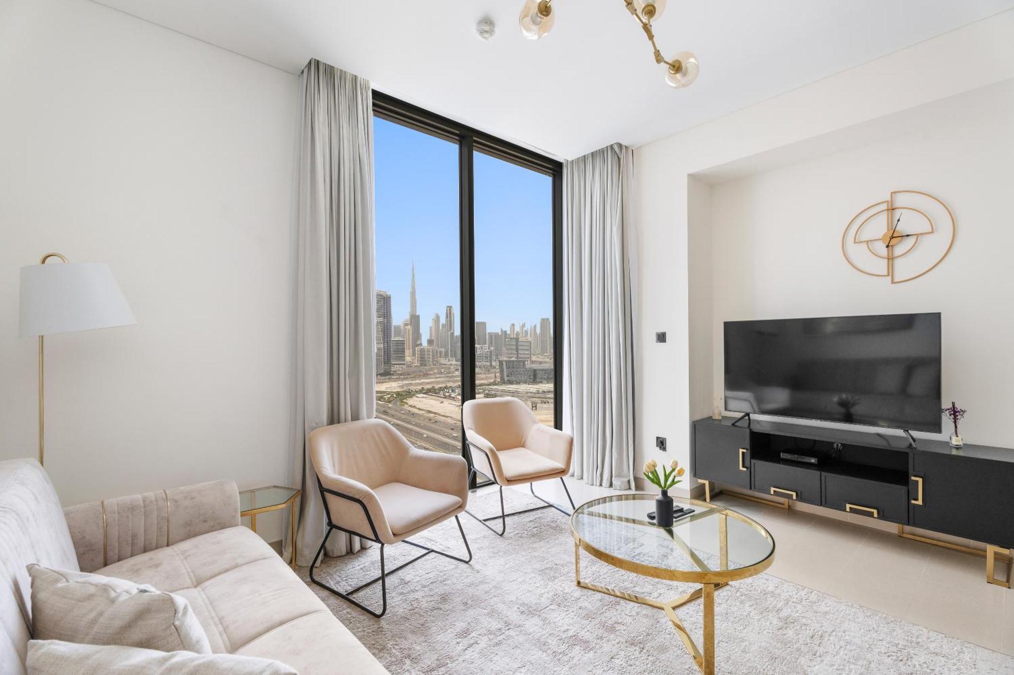 New 2 Bedroom In Meydan - Burj Khalifa View *