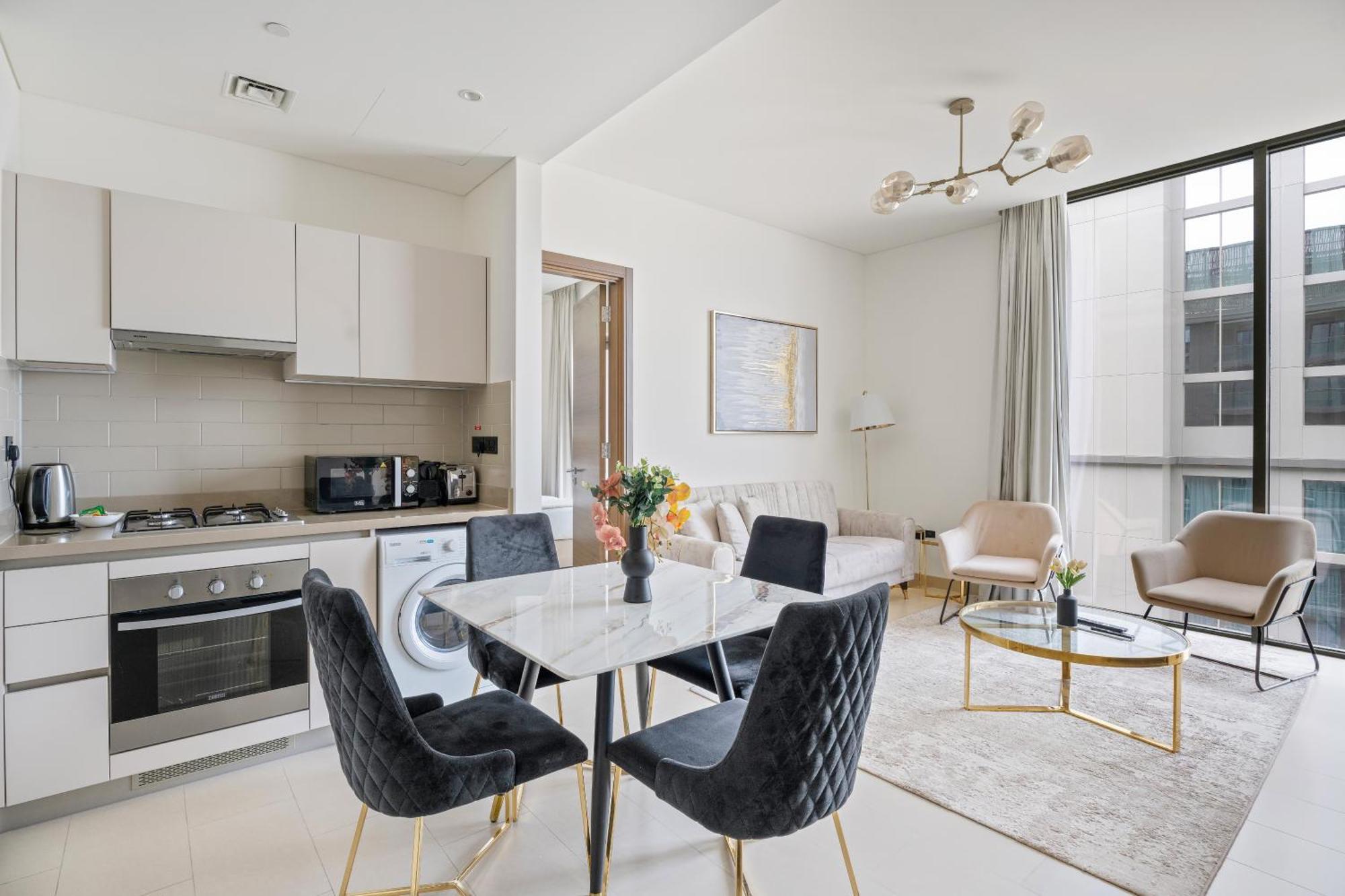 Apartment New 2 Bedroom In Meydan - Burj Khalifa View Dubai