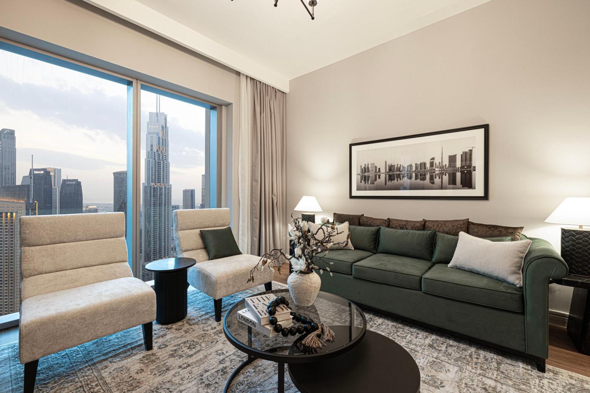 Magnificent - Luxurious 3+ 1 Bedroom With Burj Khalifa View * Dubai