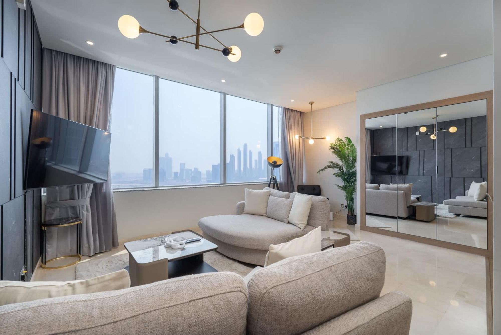 Stylish With Impressive Decor And Furniture At Sky Garden! Apartment Dubai