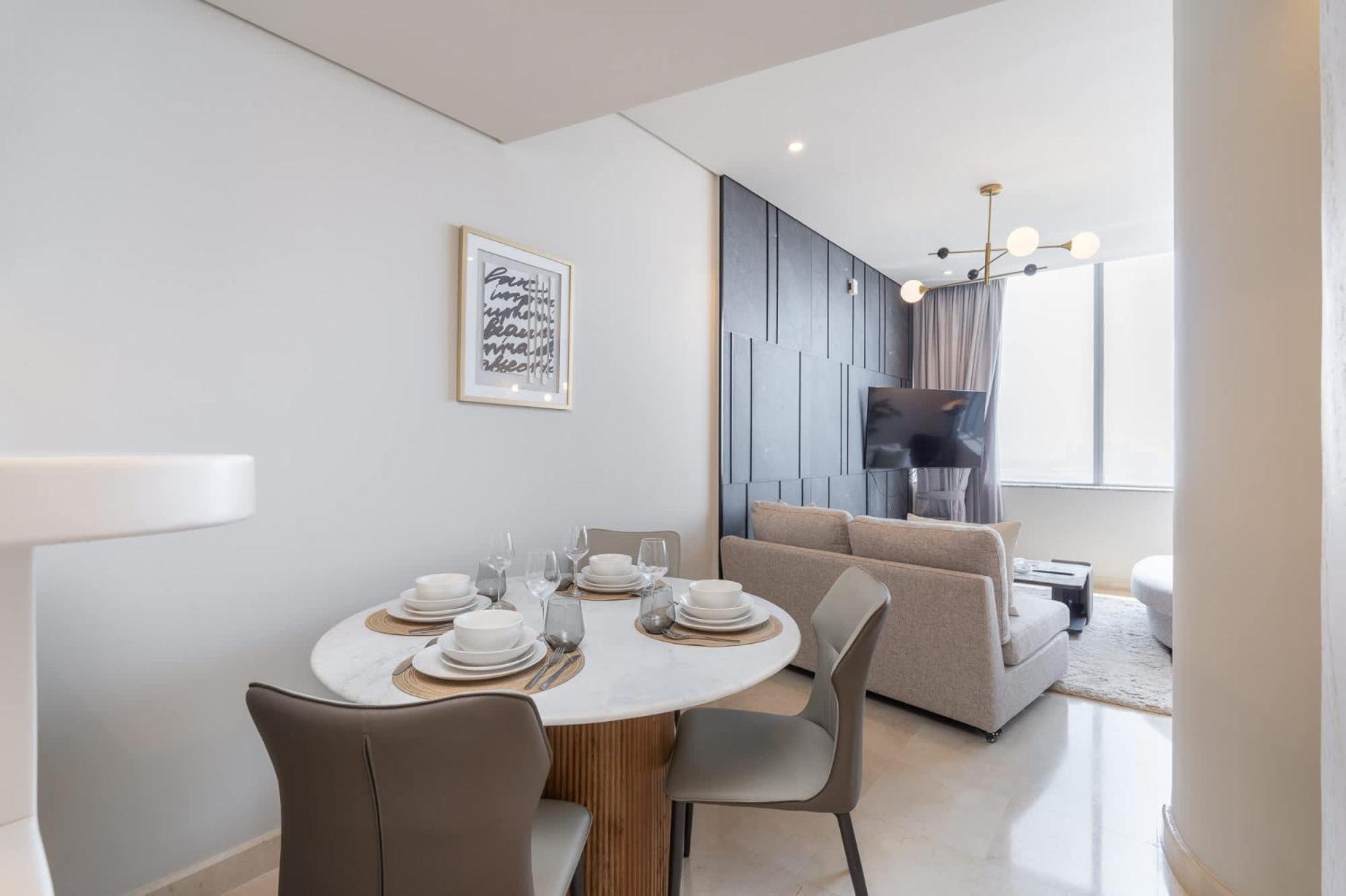 Stylish With Impressive Decor And Furniture At Sky Garden! Apartment Dubai