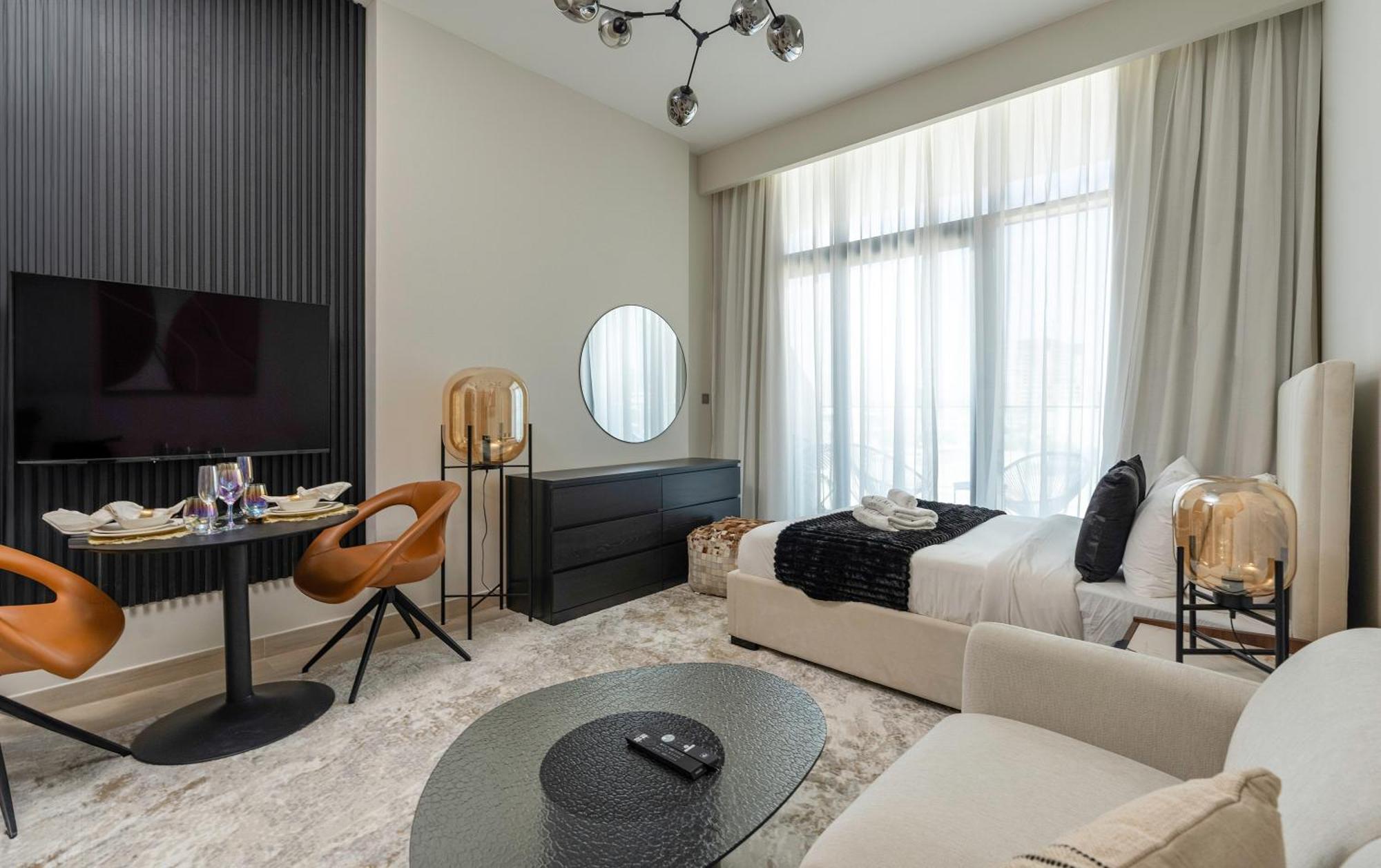 Nasma Luxury - Azizi Riviera 6 Cozy With Burj Khalifa View Apartment *