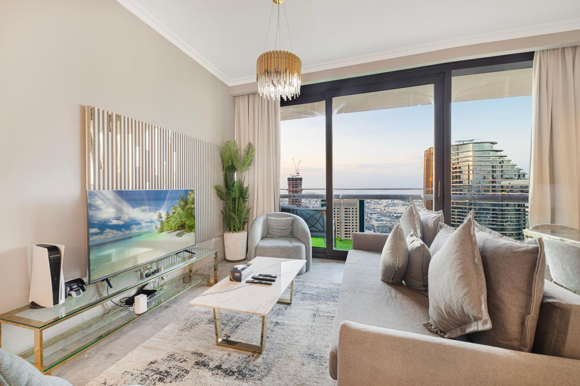Luxury 2 Bedroom With Sky Line And Direct Mall Access At Burj Vista Apartment