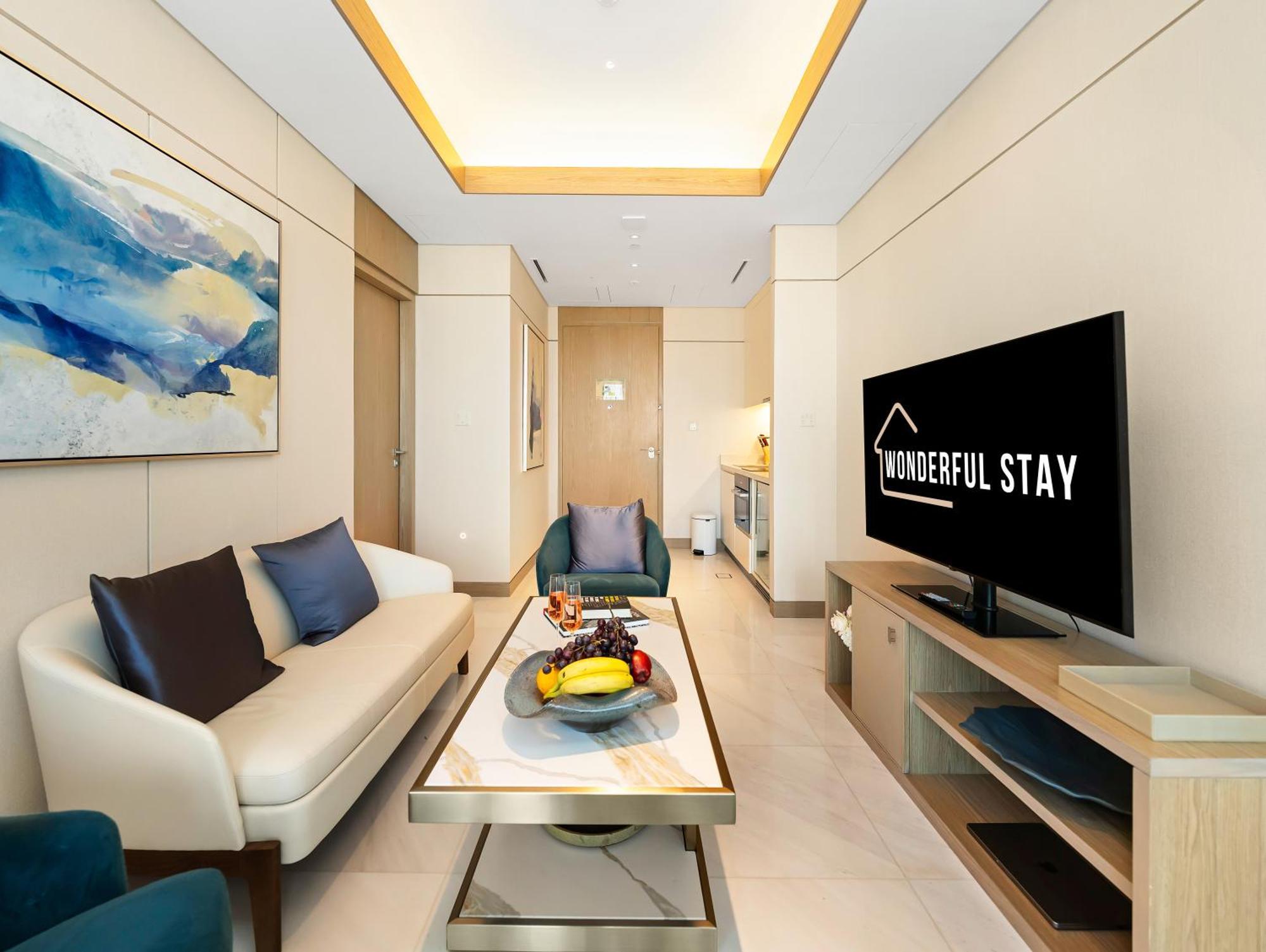 Apartment Wonderfulstay At Five Luxe Jbr - Palm And Eye View - Private Hot Tub - Brand New Luxury