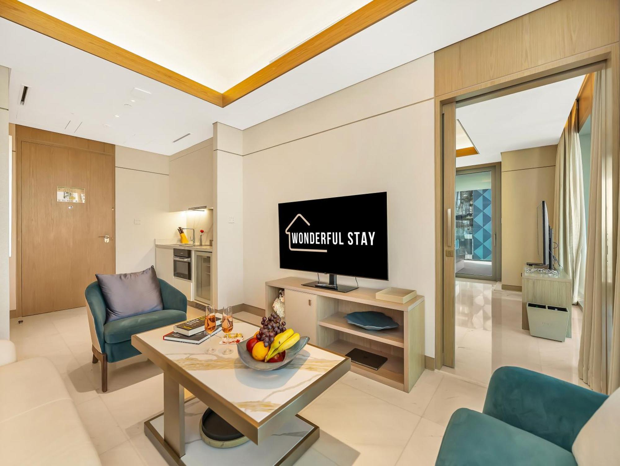 Wonderfulstay At Five Luxe Jbr - Palm And Eye View - Private Hot Tub - Brand New Luxury Apartment *