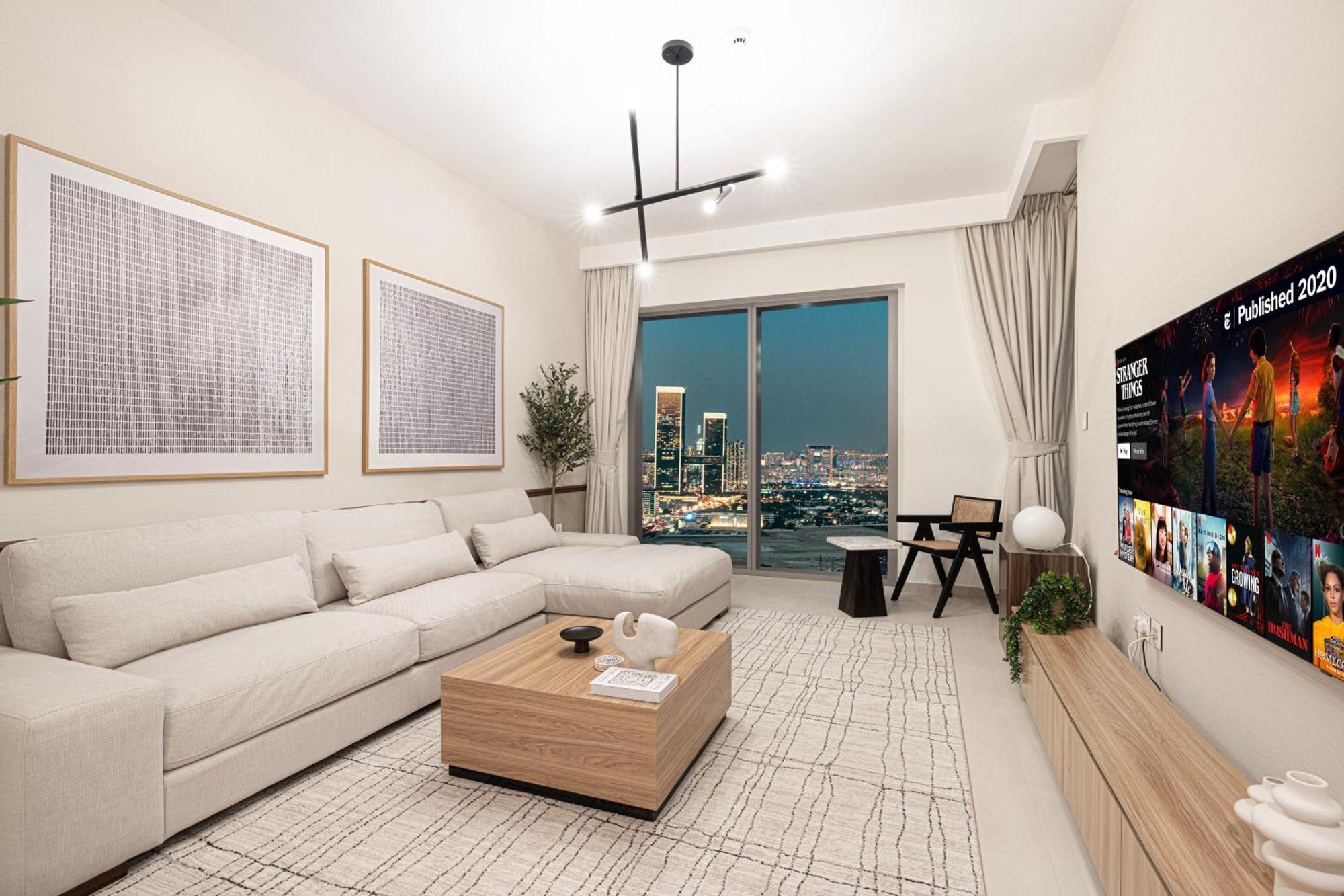 Downtown Chic 2 Bedroom I Mall Access I Views Of Burj Khalifa From Pool I Free Parking, Gym, Pool & Wi-fi I By Meerak Dubai