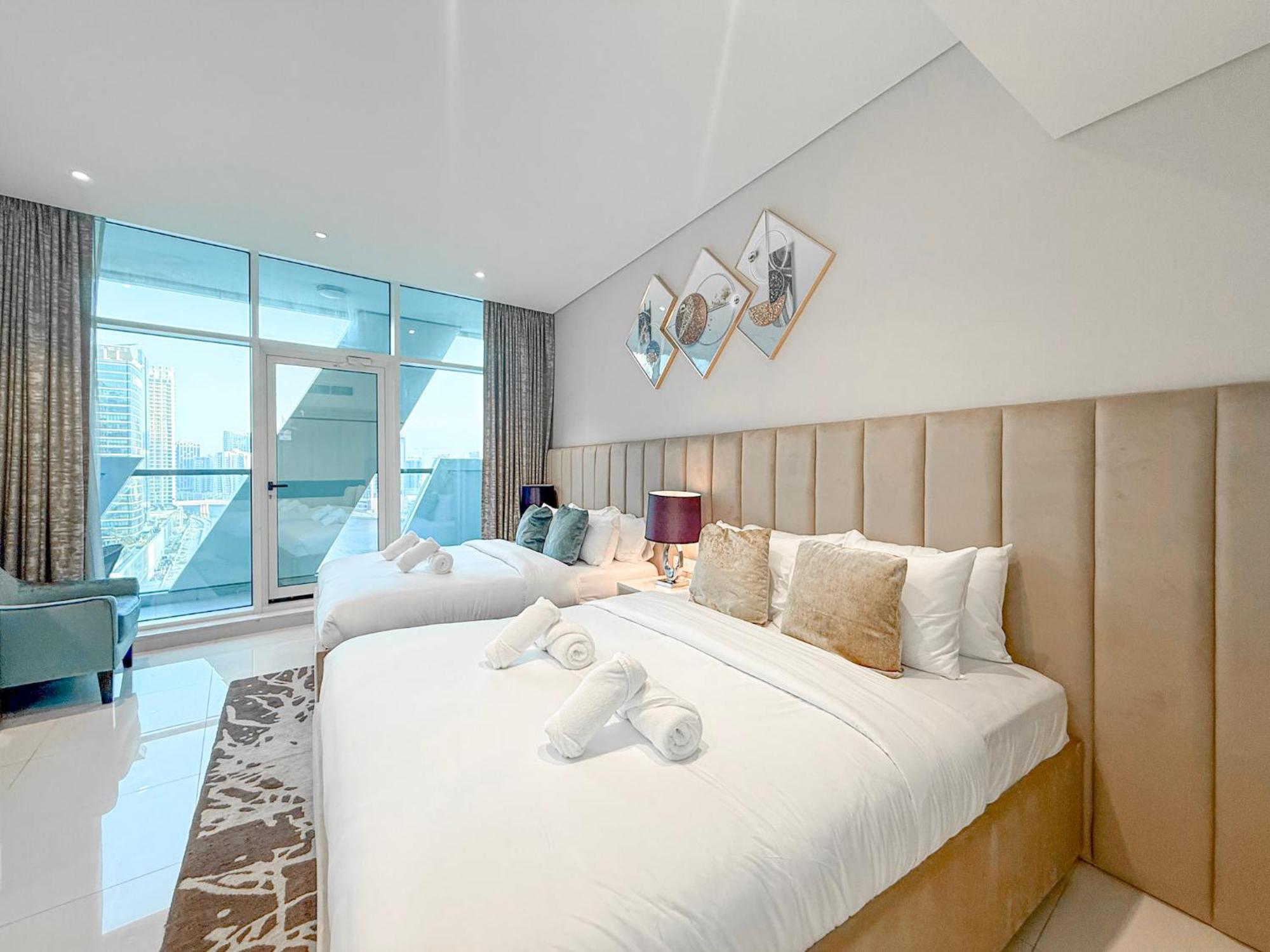 Apartment Bay's Edge, Luxury Canal View 2br In Business Bay *