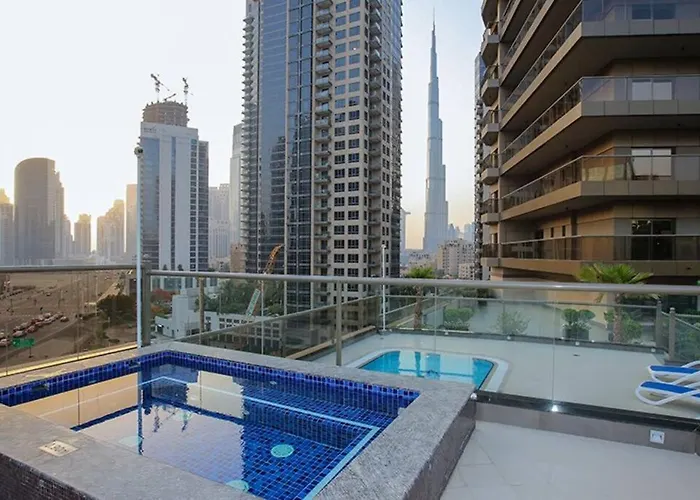 Jacuzzi, Pool And Gym - 5Min From Burj Khalifa