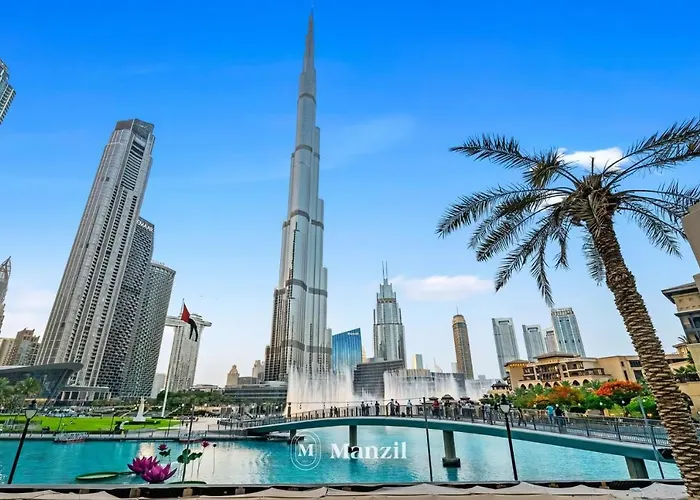 Manzil - Luxury 3Br Villa W/ Maid Room, Full Burj & Fountain View