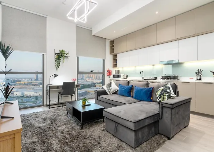 White Sage - Brand New Apartment With Panoramic New Dubai Views