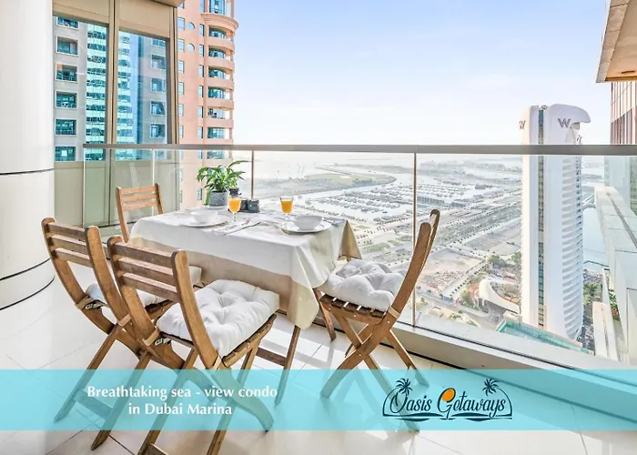Breathtaking Sea-View Condo In Dubai Marina - Palm Views!