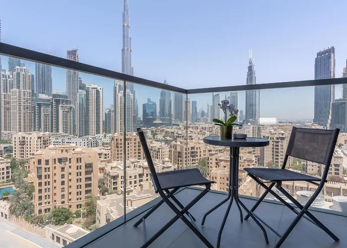 Lux Bnb Bellevue Tower Burj Khalifa Views