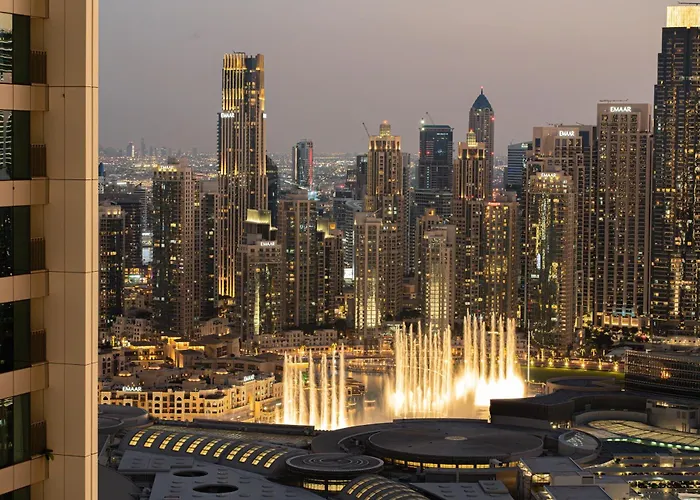 Luxury 3 Bedroom Corner Apartment - Stunning 270 Degrees Views - Burj & Fountain Views! 3 Balconies, 5 Minute Walk To Dubai Mall, Great Gym, Yoga Room