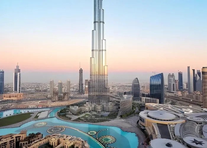 5 Minute Walk To The Fountains! Full Burj Khalifa View! 5-Star Pool & Gym!