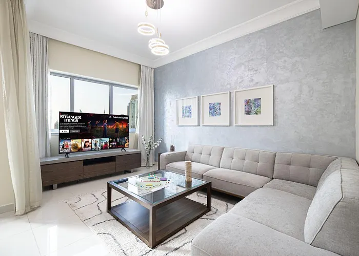 Nice 3 Bedrooms Apartment In Damac Maison Mall Street! Burj Khalifa View! 2 Minute Walk To Dubai Mall!