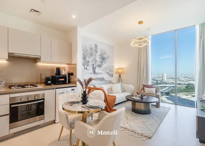 Manzil - 1Br Apartment In Creek Vista Near Burj Khalifa
