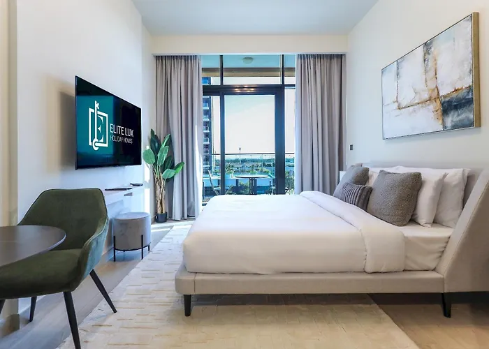 Elite Lux Holiday Homes - Sleek Studio In Azizi Riviera Prime Location Dubai