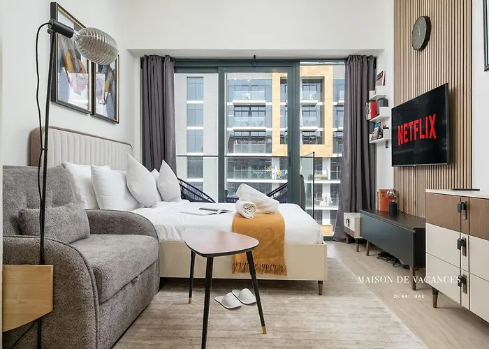 Peaceful Studio Getaway, 10 Mins From Dubai Mall