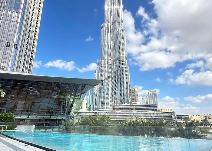 Luxury 1-Bedroom Holiday Apartment In Downtown Dubai I Walk To Dubai Mall And Fountains