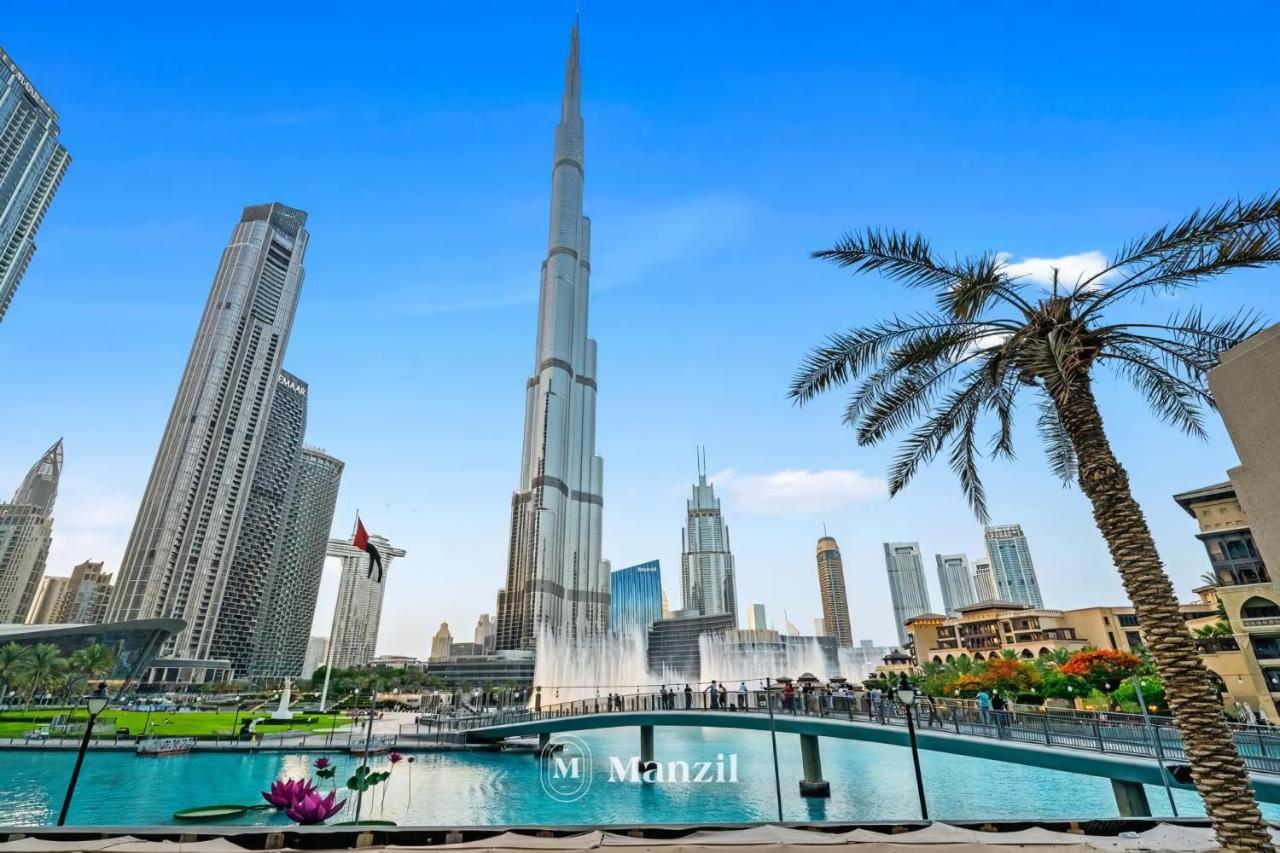 Villa Manzil - Luxury 3br W/ Maid Room, Full Burj & Fountain View *