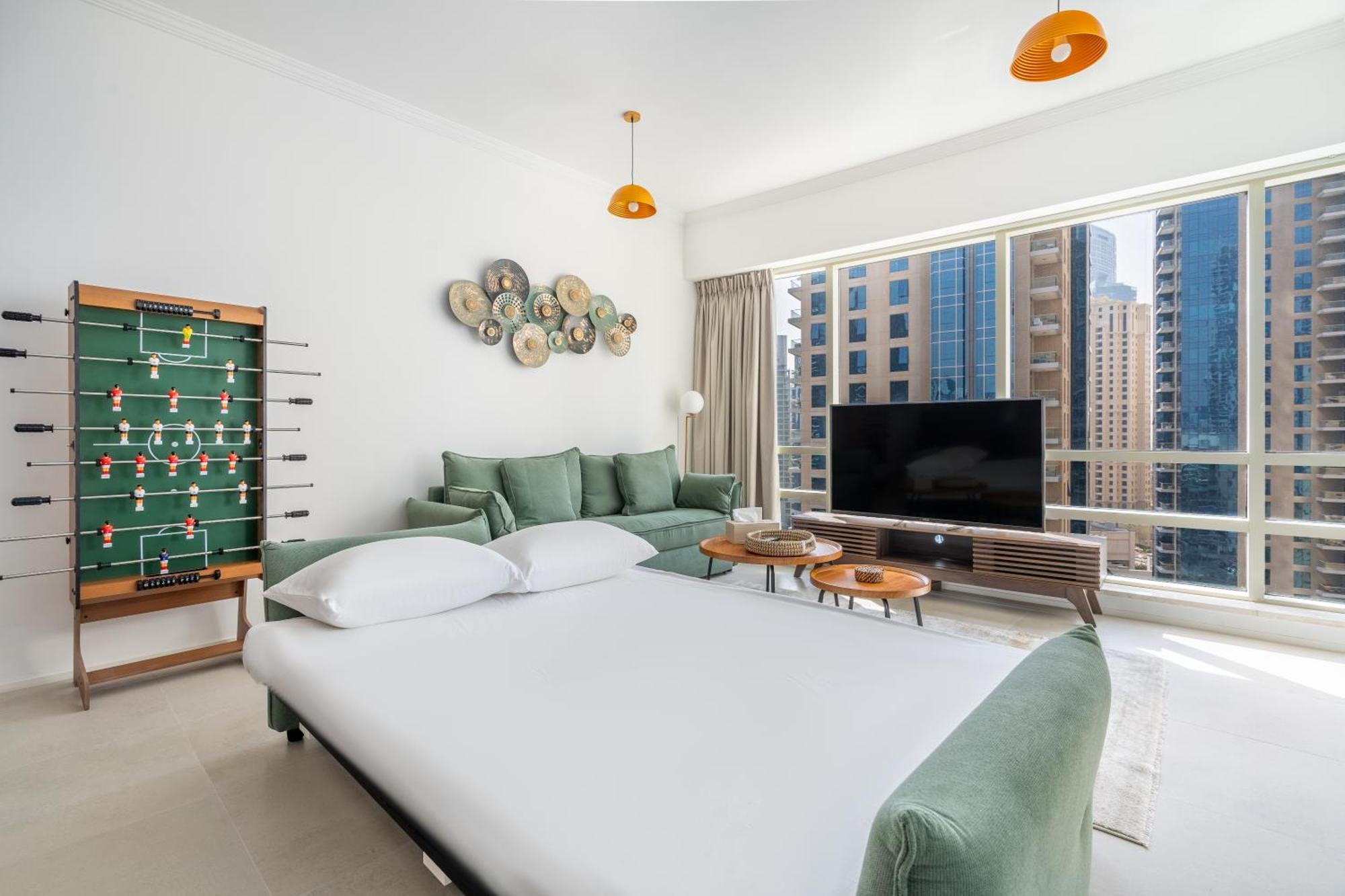 Apartment Spacious & Luxurious 1Br Apartment - Best Marina Views - 3Mn Walk To Tram, Jbr & Beach (Adults Only) *