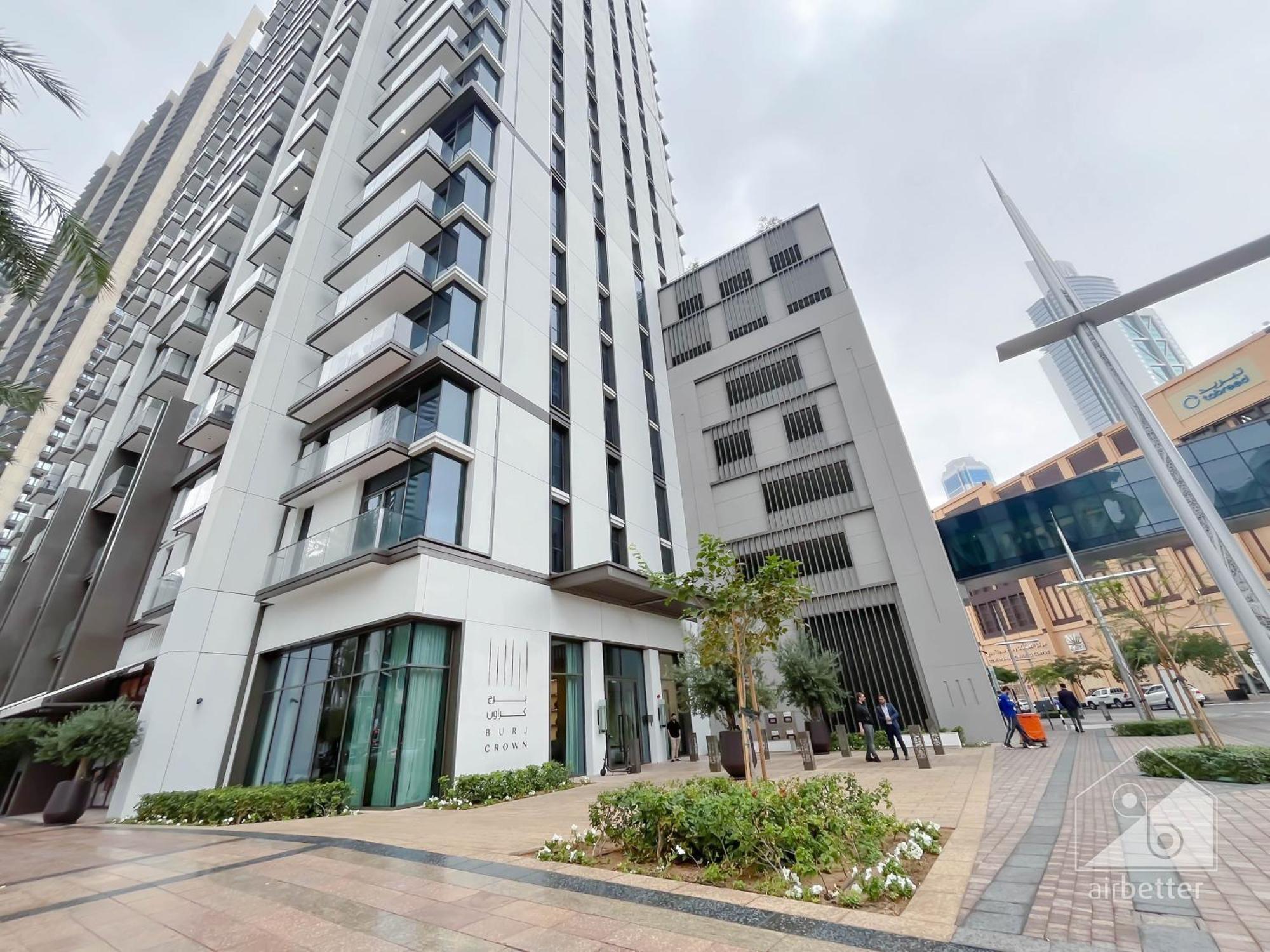 Burj Crown Luxurious 2bedroom Balcony Apartment Dubai