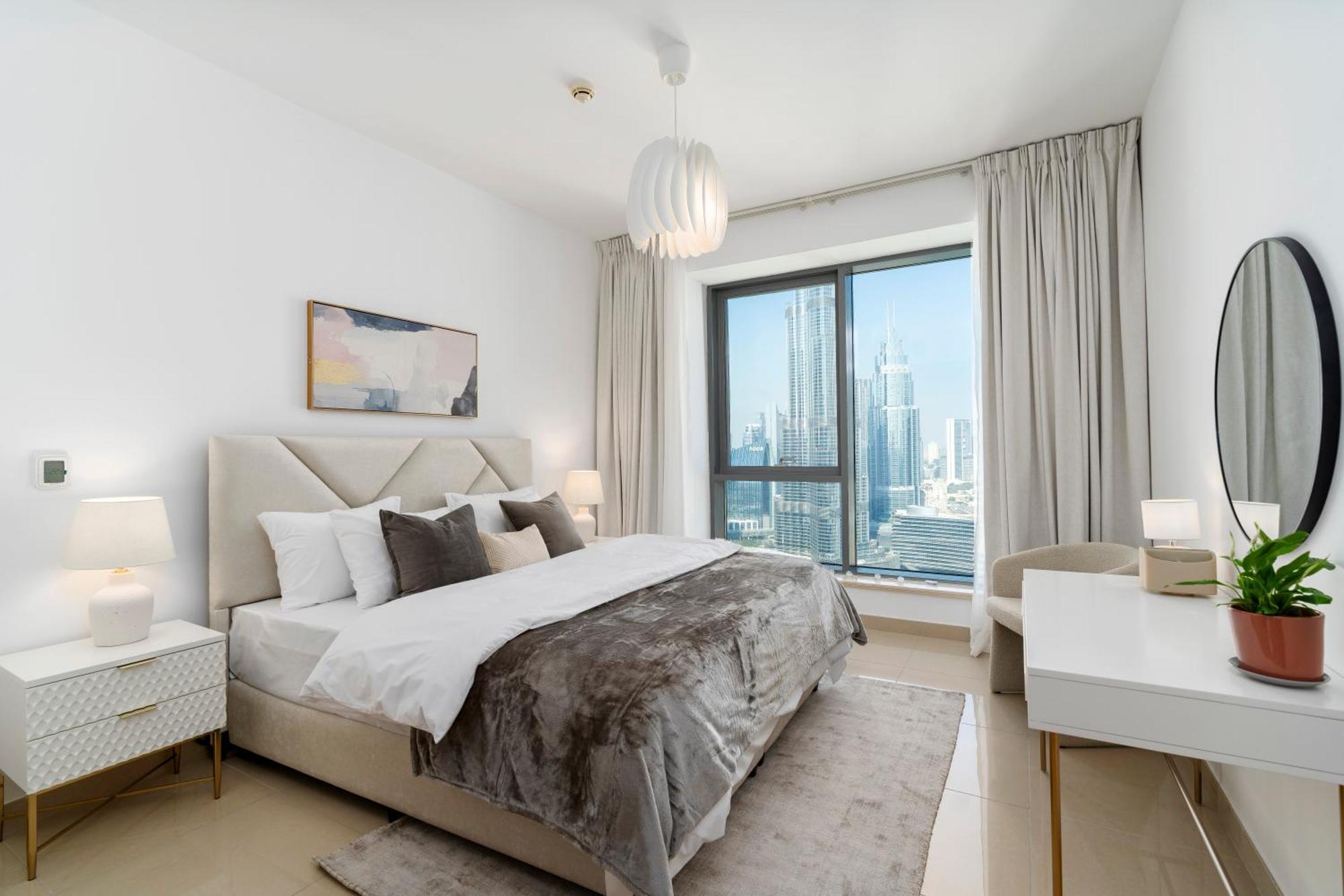 Prestige Living 2br With Full Burj Khalifa And Fountain View By Apartment *