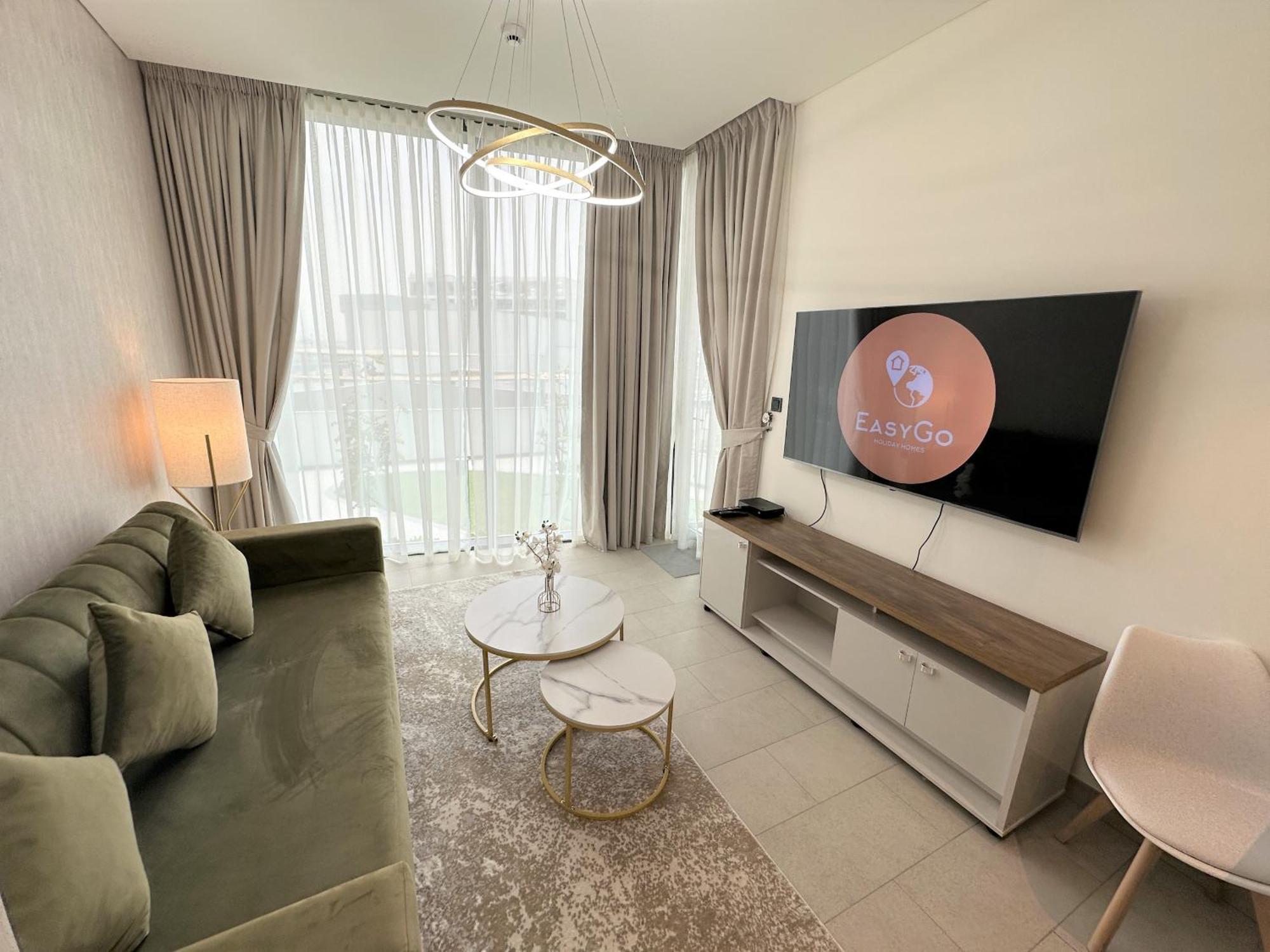 Easygo - Sobha Waves 1 Bedroom & Study Modern