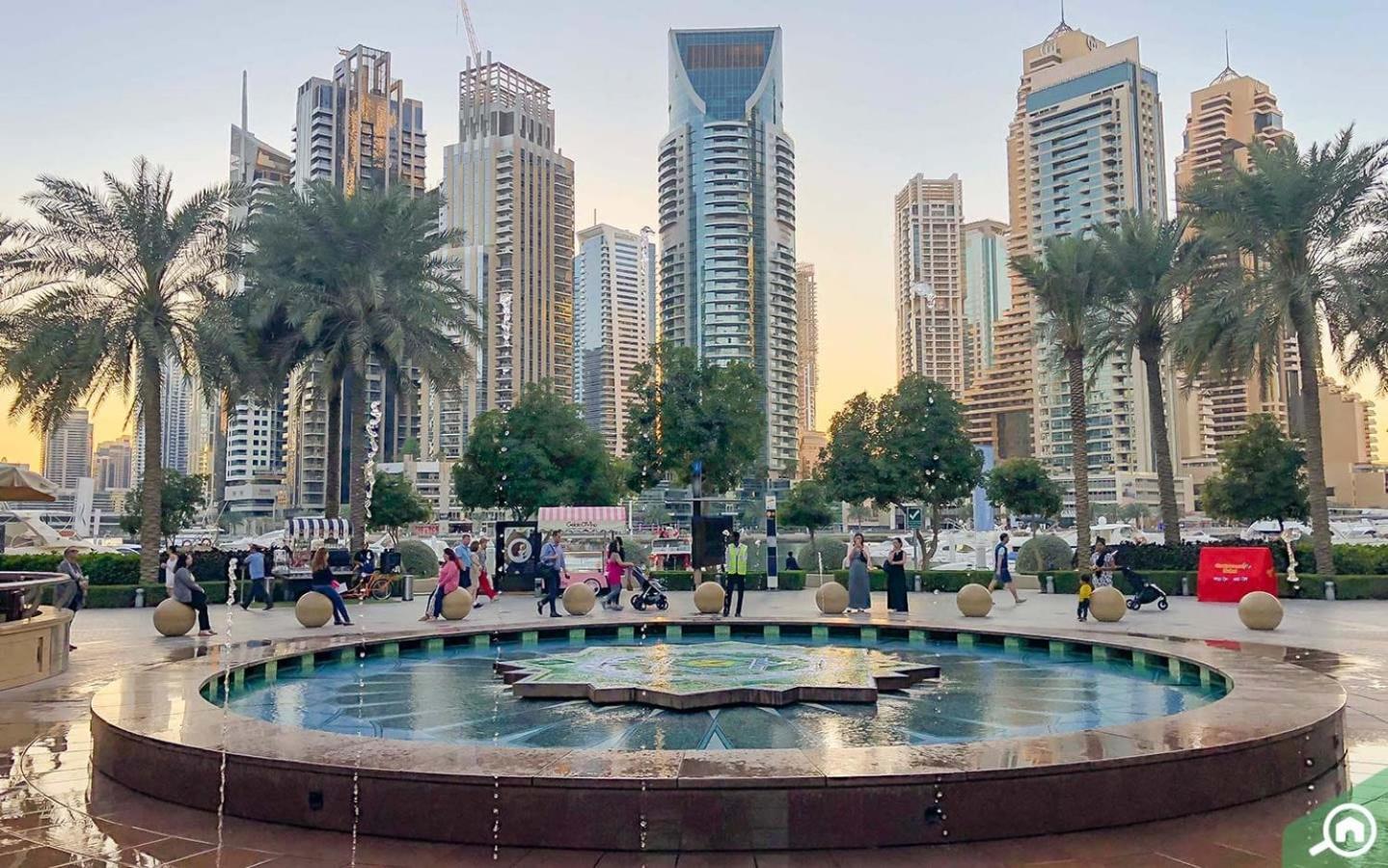 High Floor With Skyline & Burj Khalifa View 3 Bedroom Unit Marina Apartment Dubai