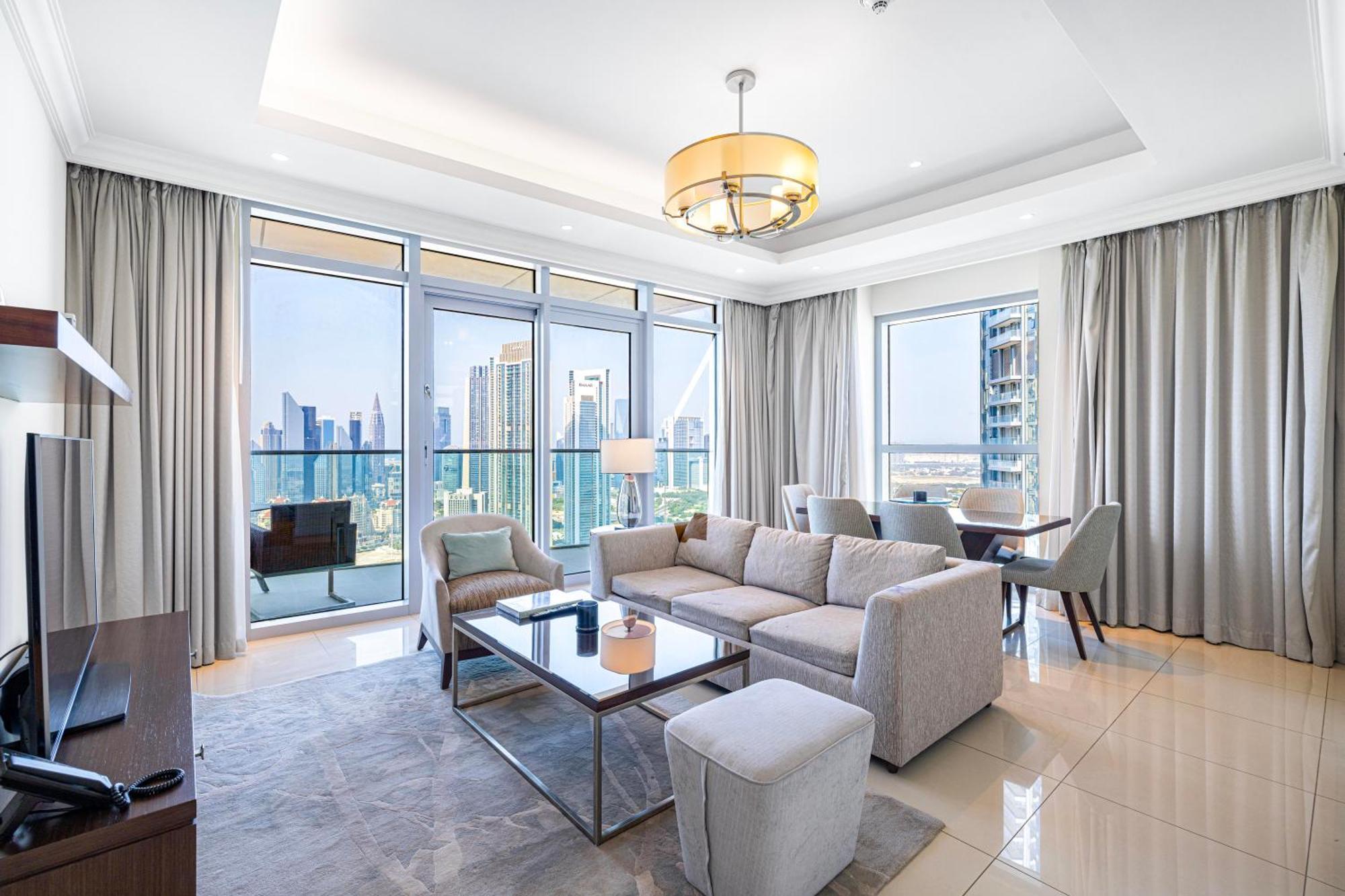 The Address Fountain Views 2 Bedroom With Burj Khalifa View And Access To Mall Apartment *