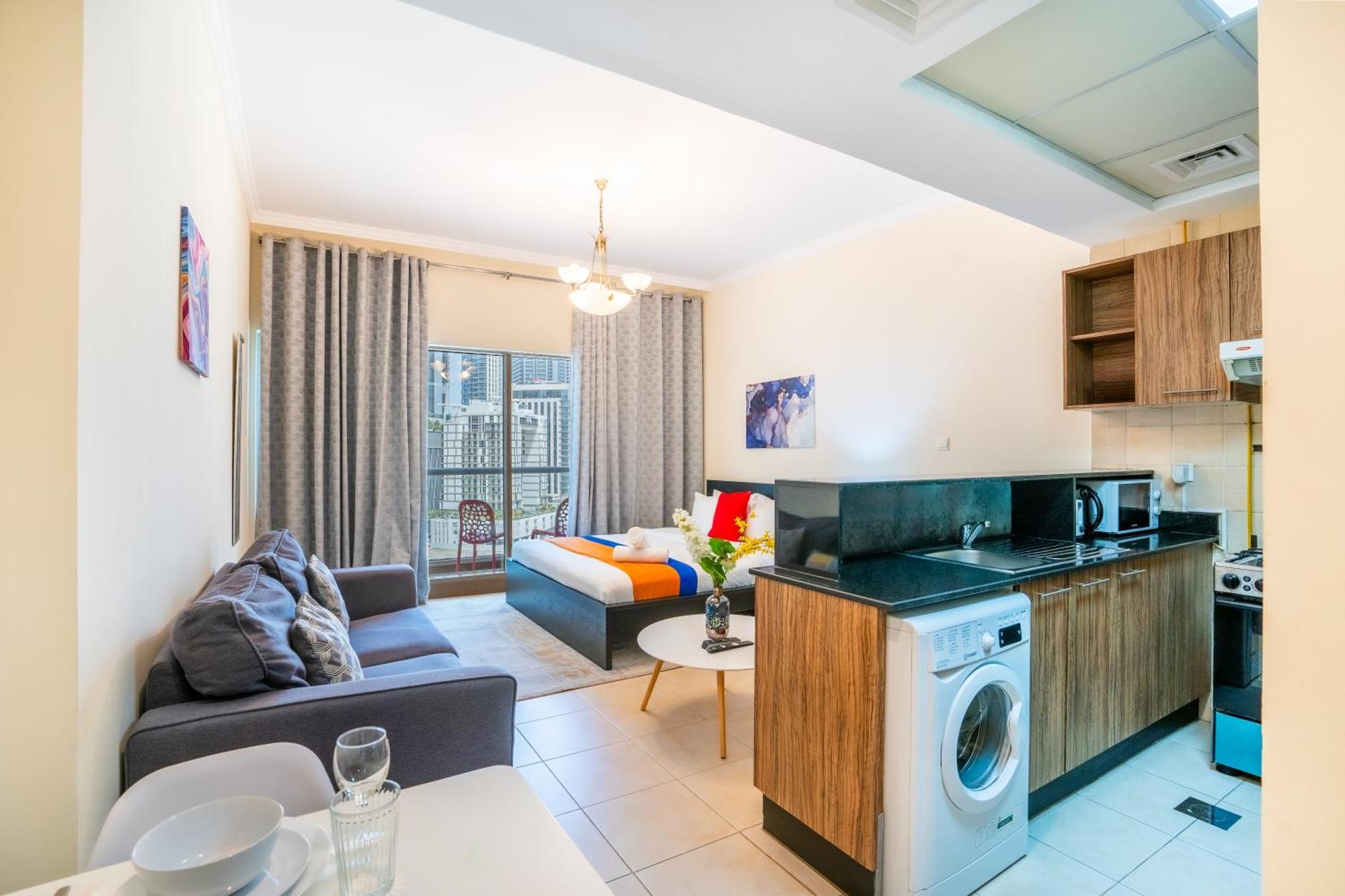 Rh- Perfect Downtown Getaway For Couple, Near Mall Apartment Dubai
