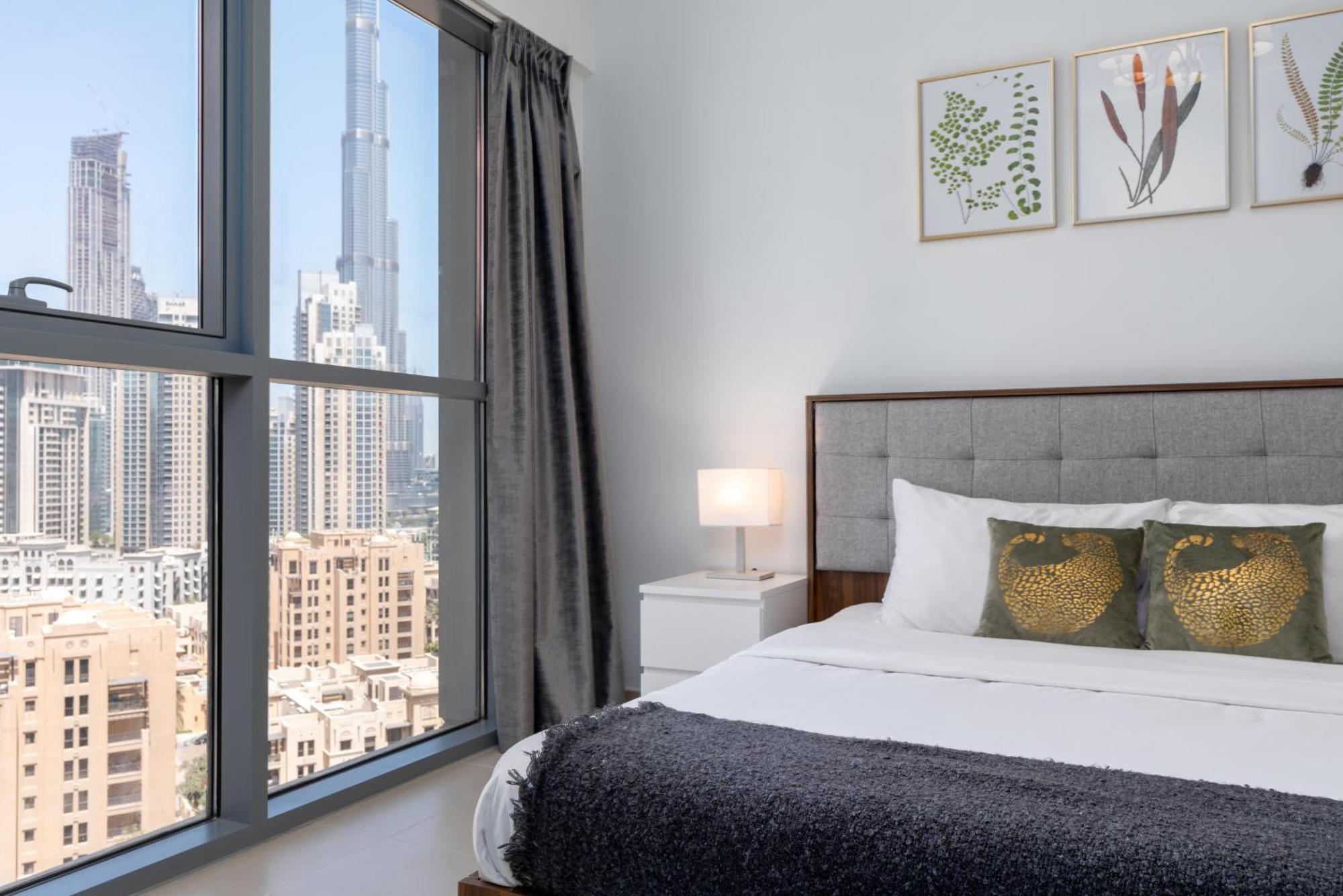 Lux Bnb Bellevue Tower Burj Khalifa Views Apartment *