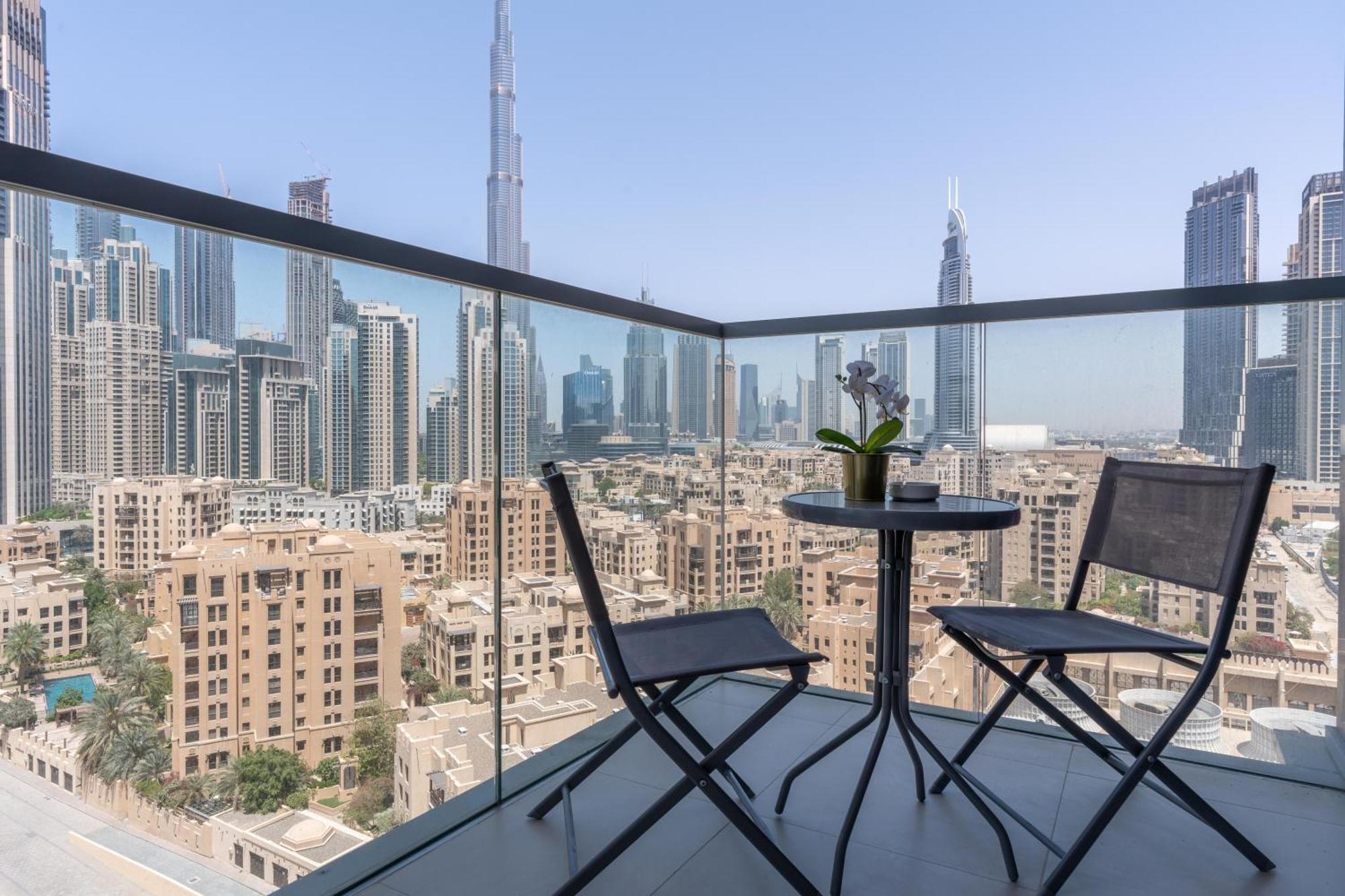 Lux Bnb Bellevue Tower Burj Khalifa Views * Dubai