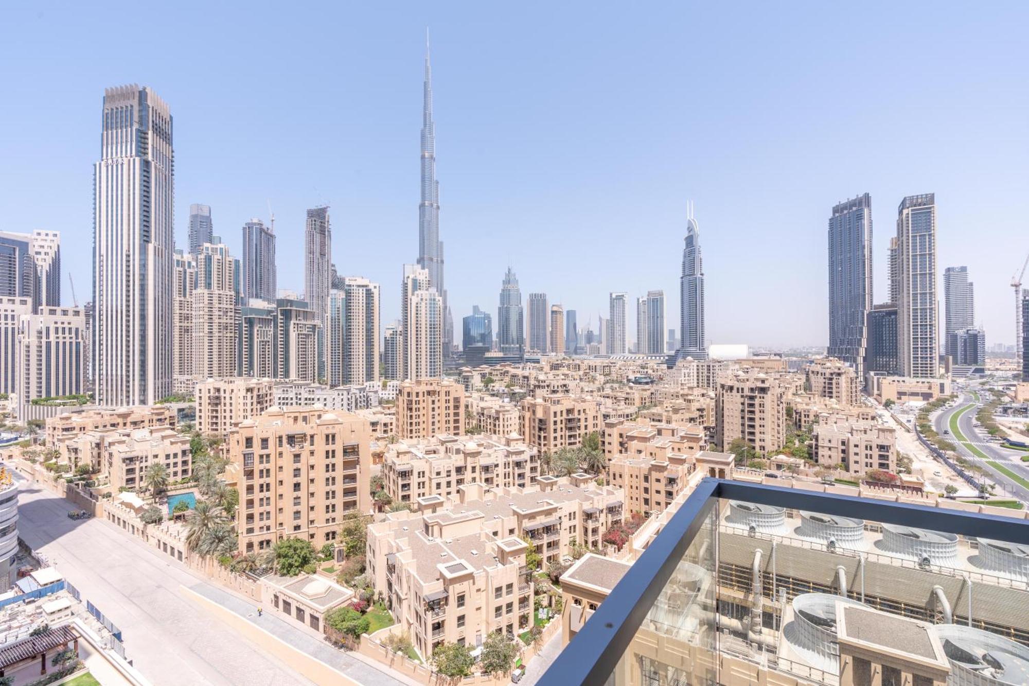 Lux Bnb Bellevue Tower Burj Khalifa Views * Dubai