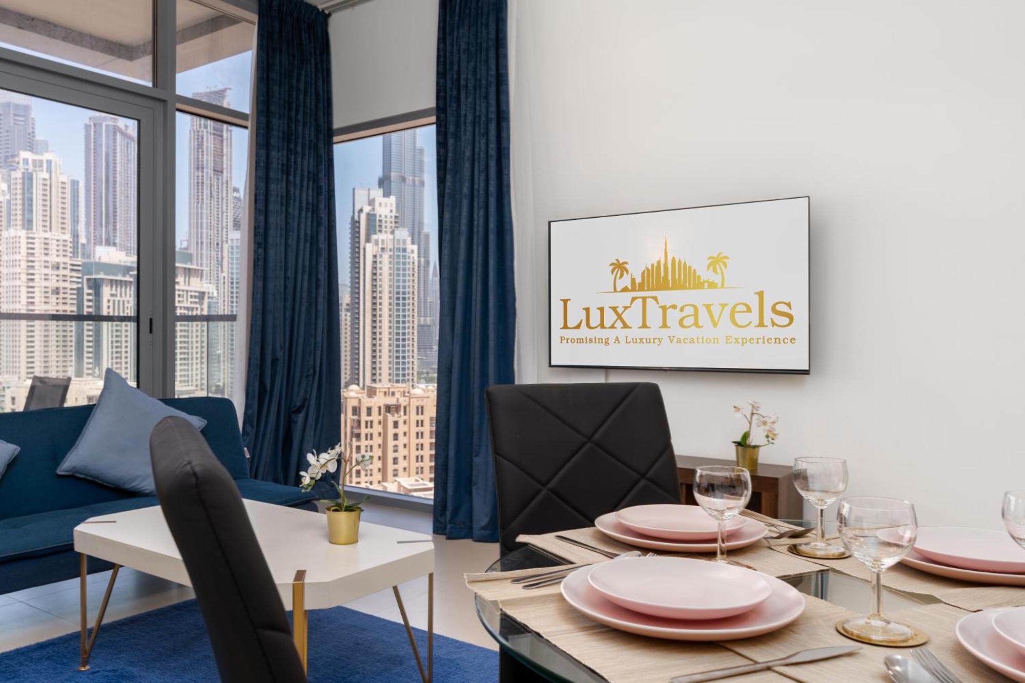 Lux Bnb Bellevue Tower Burj Khalifa Views Apartment