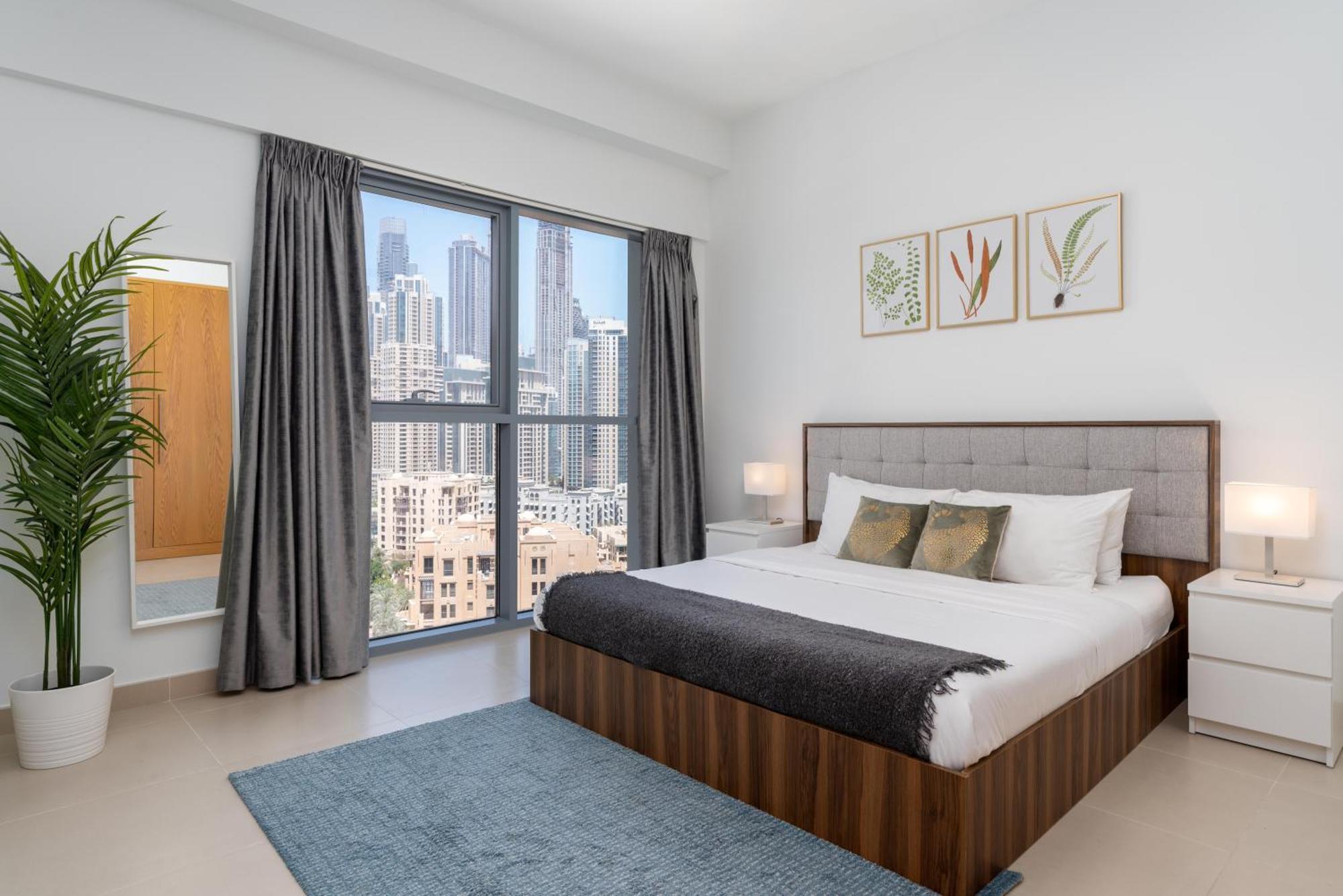 Lux Bnb Bellevue Tower Burj Khalifa Views Apartment *