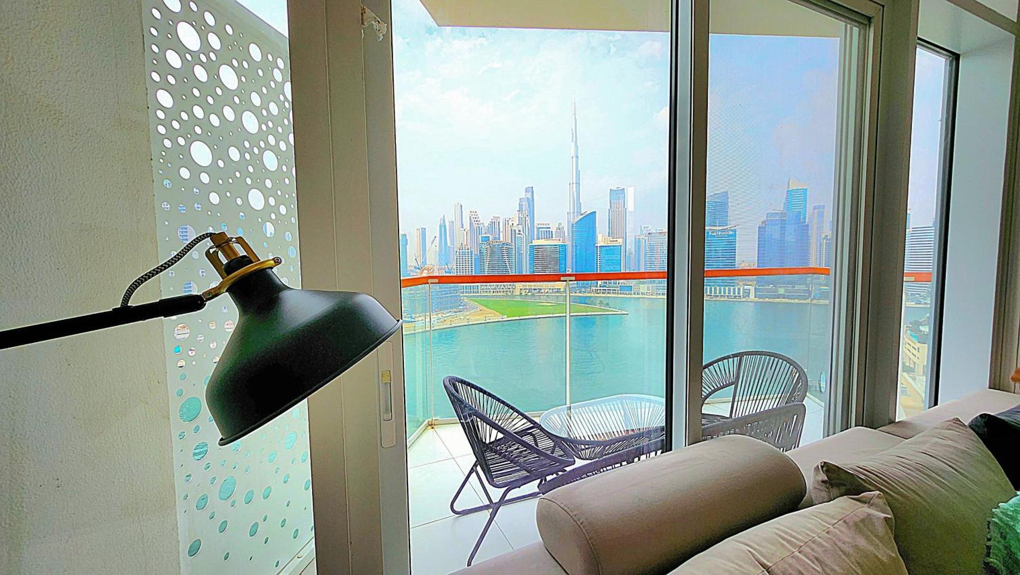 Lux Marasi Moods 2bd 7px Burj Khalifa & Canal Views Apartment Dubai