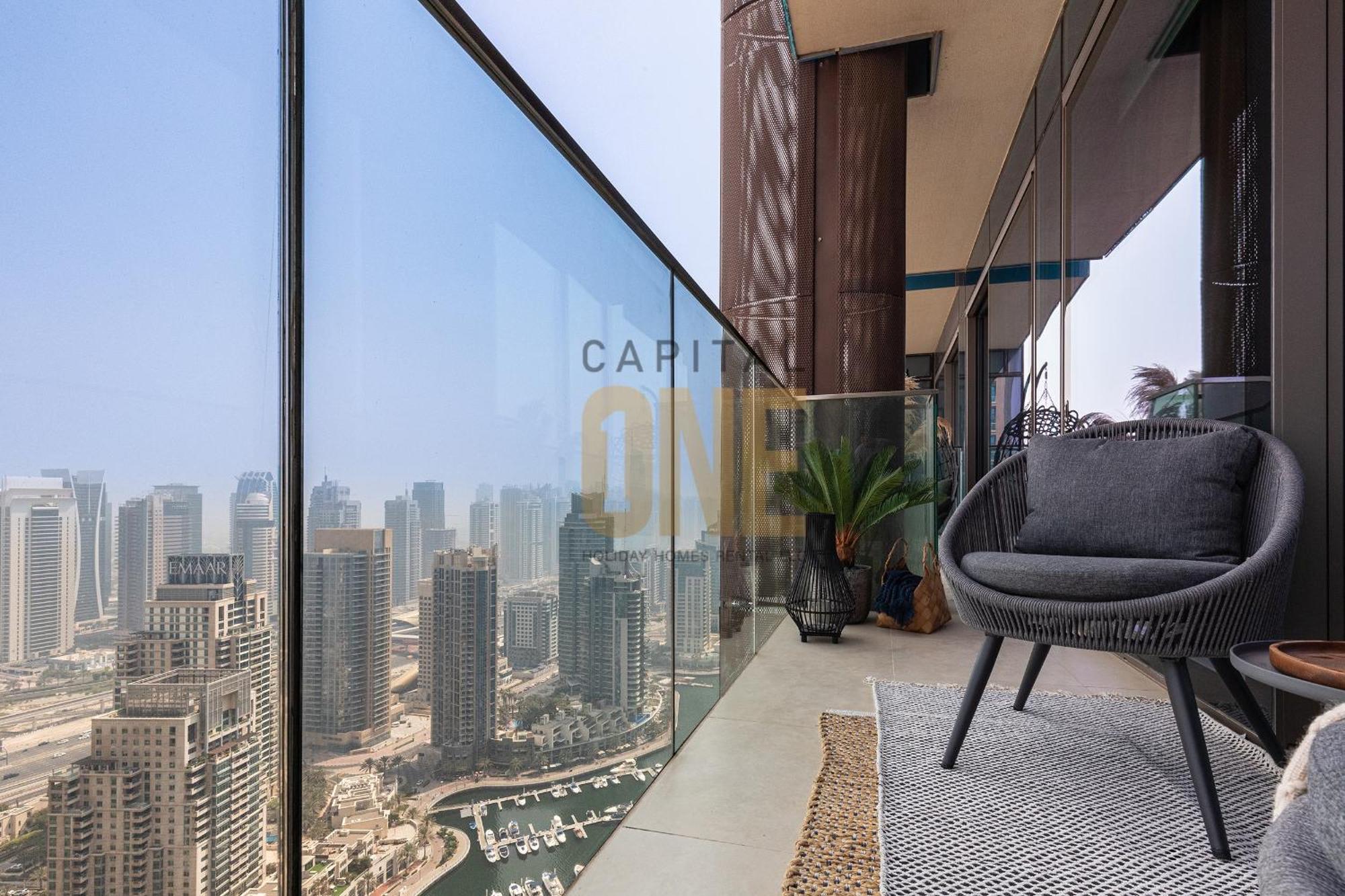 Offer! Marina Walk View, 2br, Designer Furnished Apartment Dubai