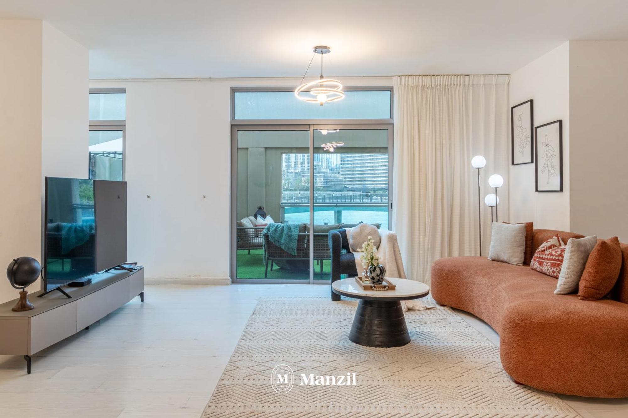 Manzil - Luxury 3br W/ Maid Room, Full Burj & Fountain View Villa Dubai