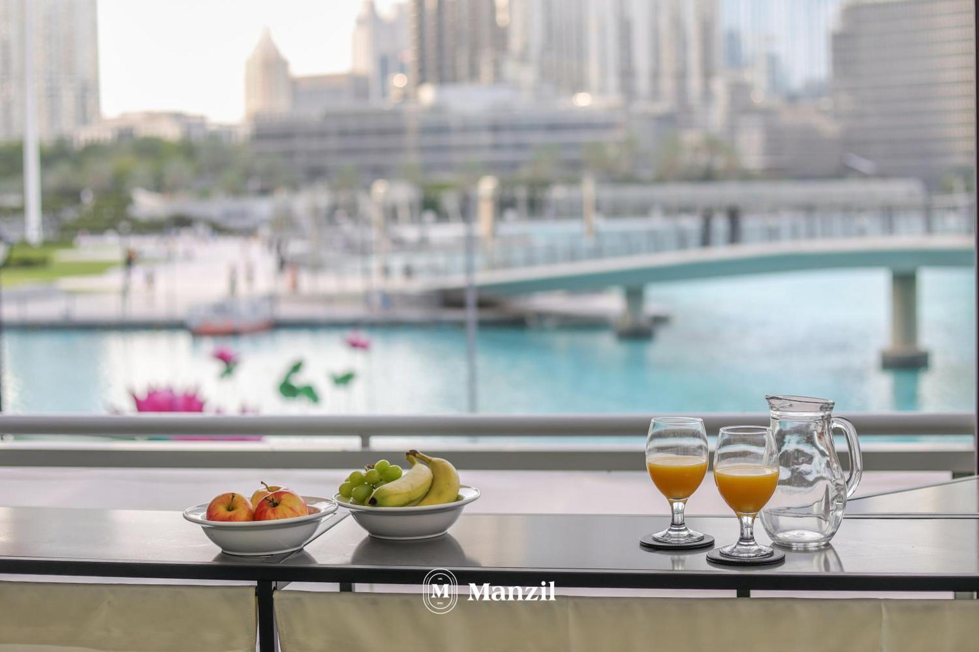 Manzil - Luxury 3br W/ Maid Room, Full Burj & Fountain View