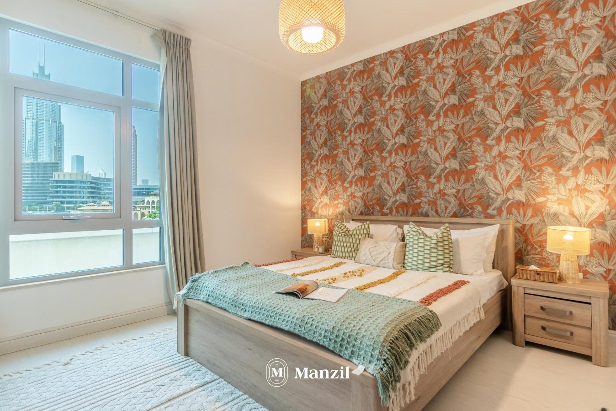 Manzil - Luxury 3br W/ Maid Room, Full Burj & Fountain View