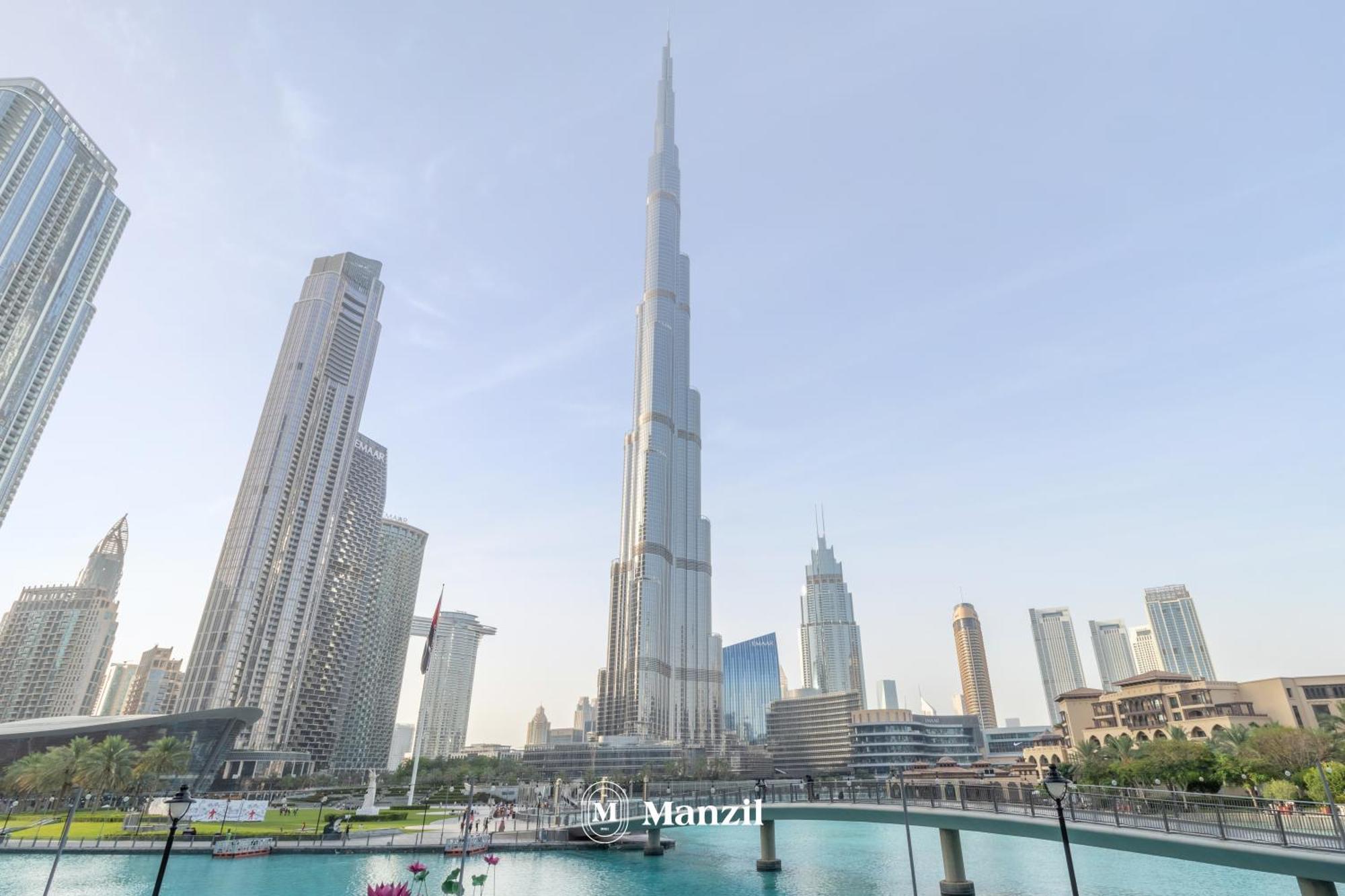 Manzil - Luxury 3br W/ Maid Room, Full Burj & Fountain View Dubai