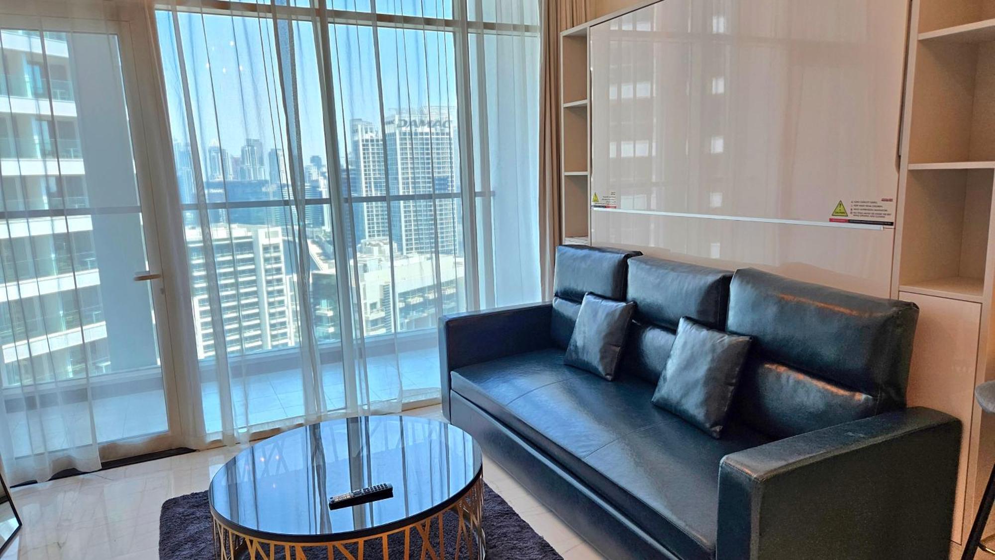 Apartment Luxury Studio With Burj Views - 6 Min From Mall