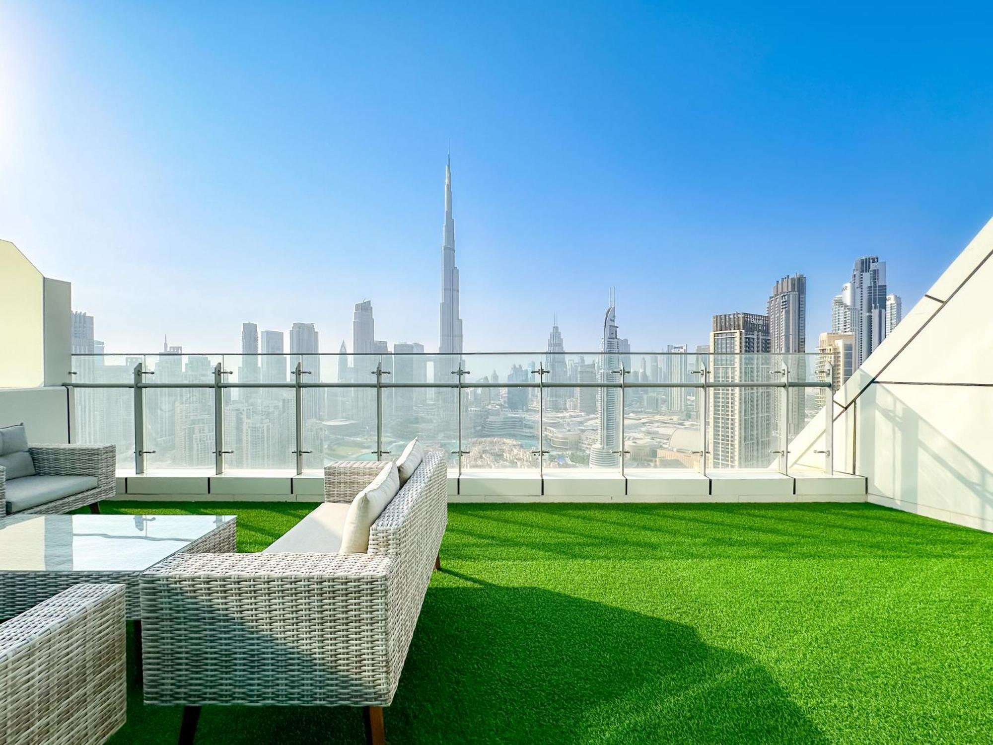 Apartment Panoramic Burj Khalifa View Luxury 1br Penthouse *