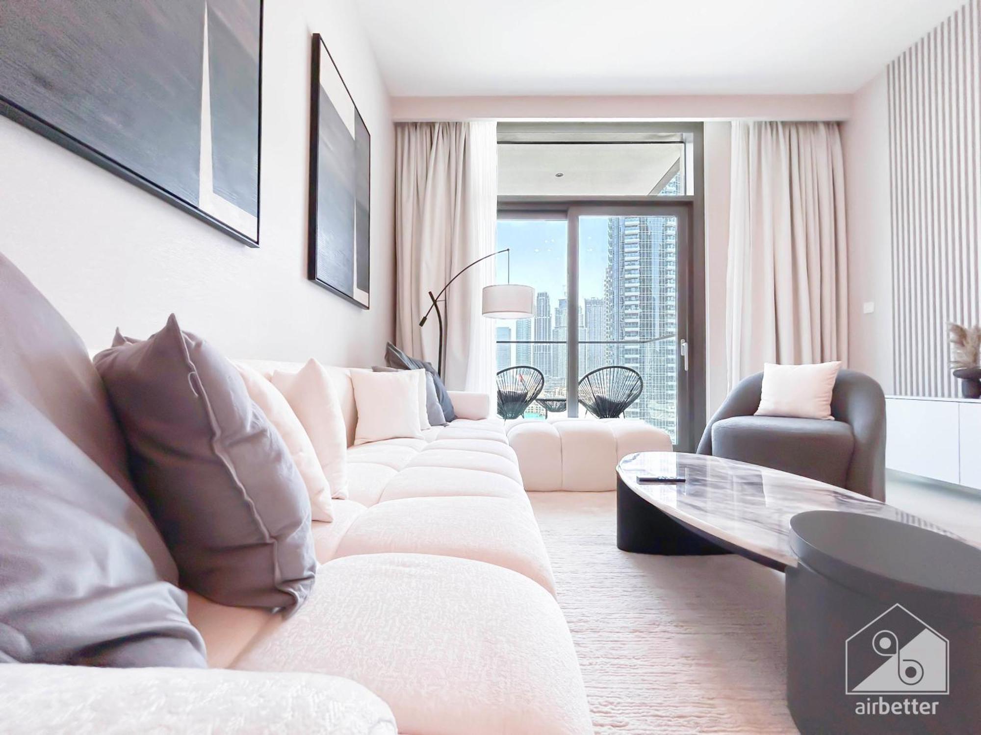 Luxury Burj Crown Downtown Balcony & View Apartment *