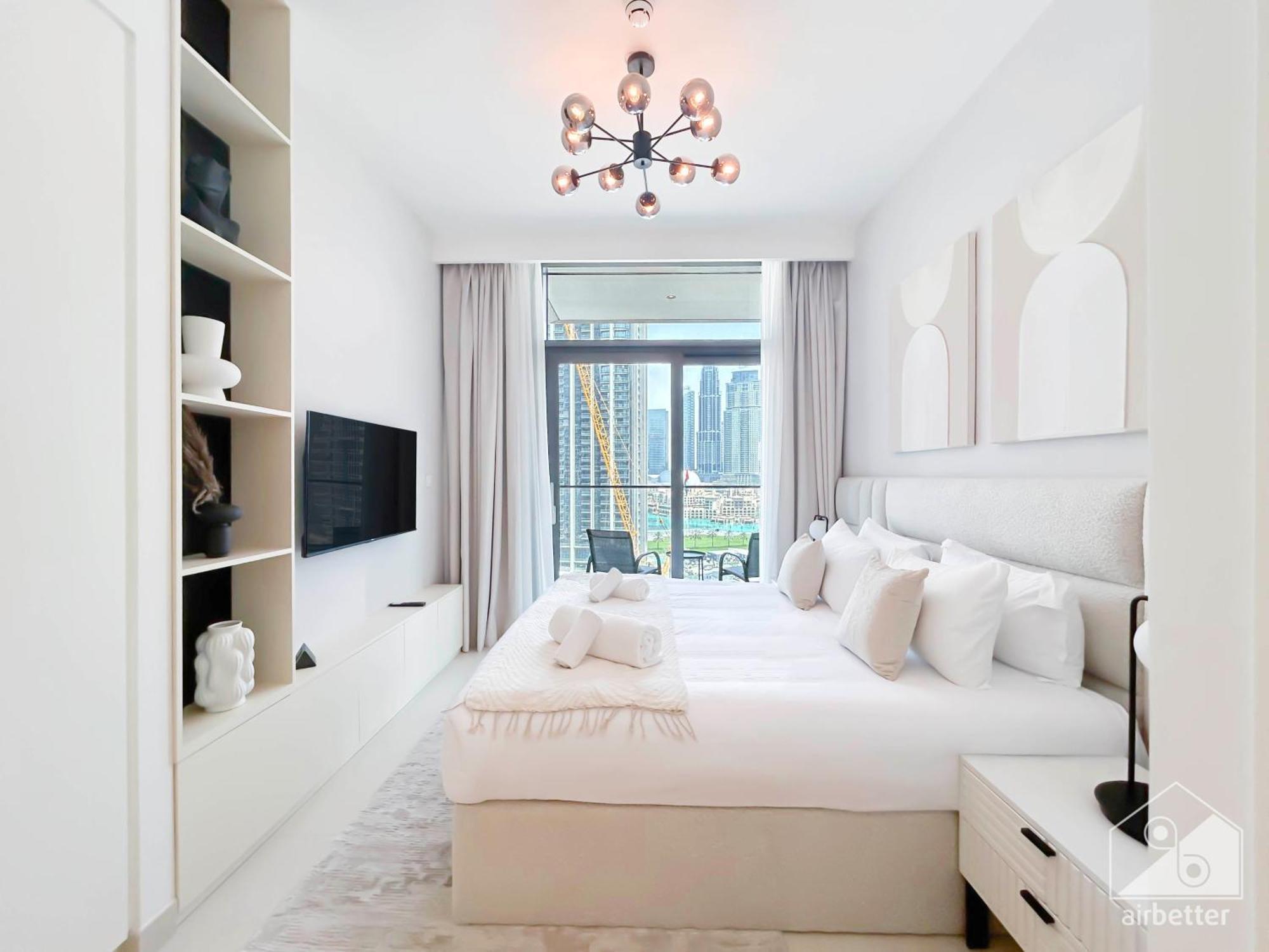 Luxury Burj Crown Downtown Balcony & View Apartment Dubai