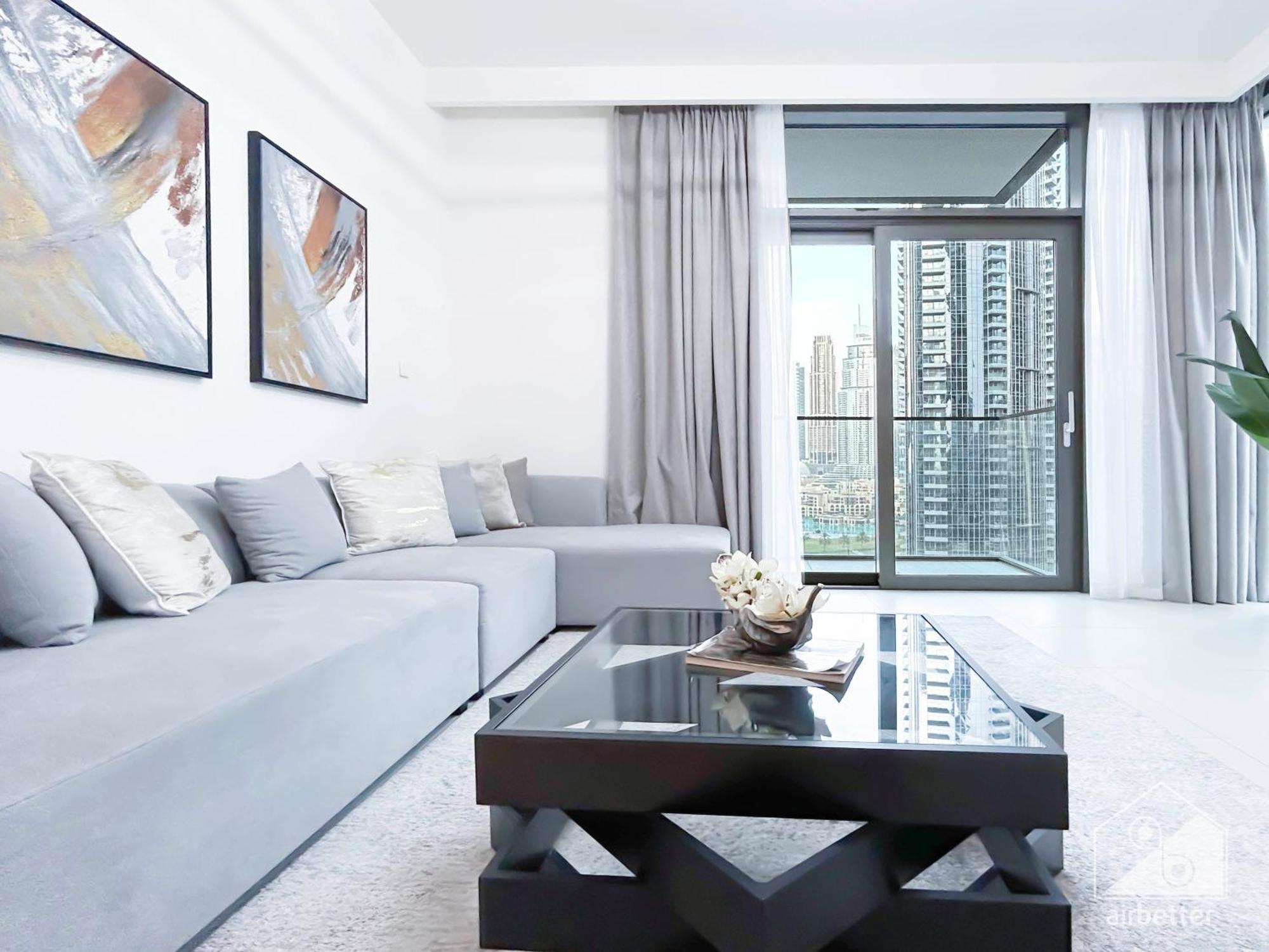 Luxury Burj Crown Downtown Balcony & View
